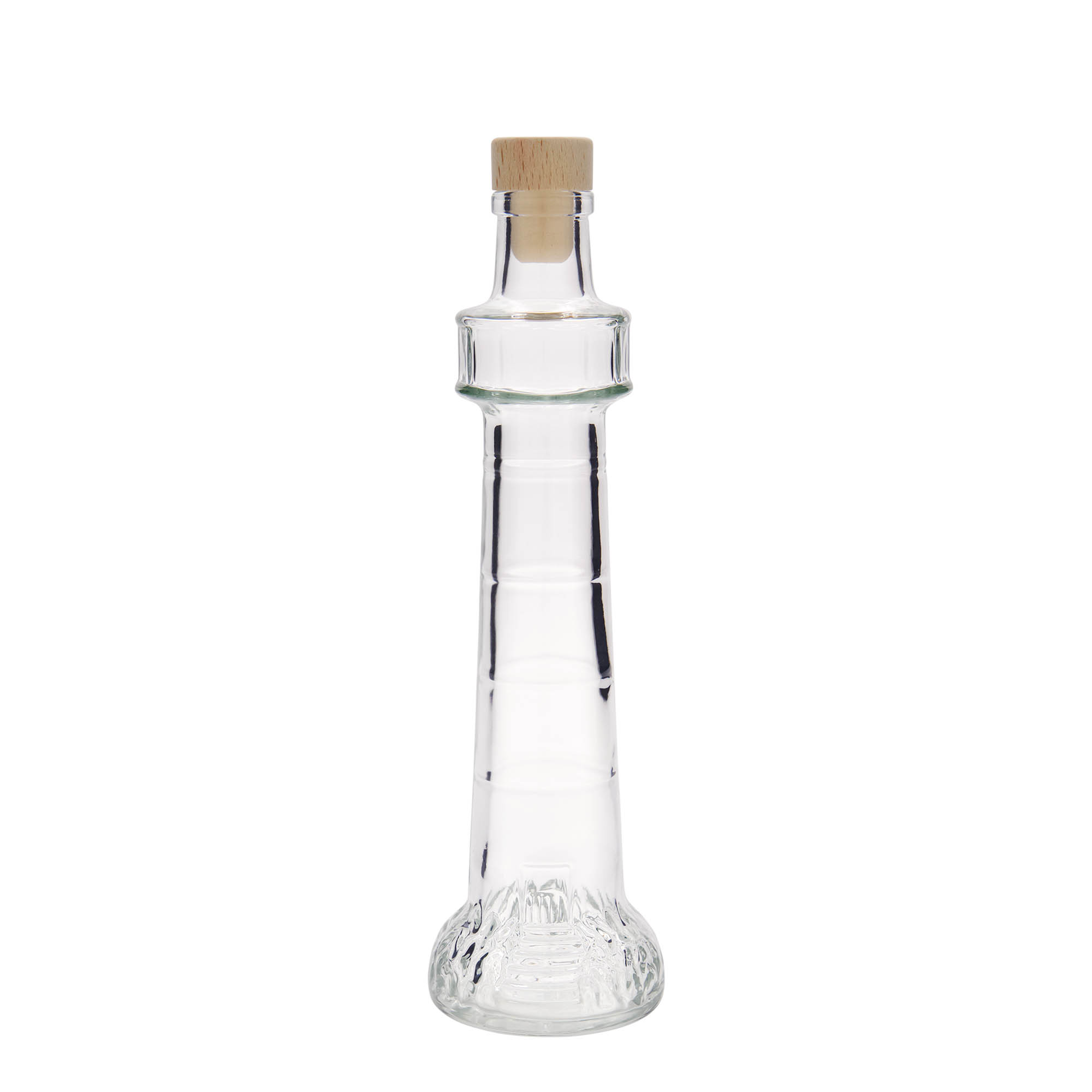 200 ml glass bottle ‘Lighthouse’, opening: cork