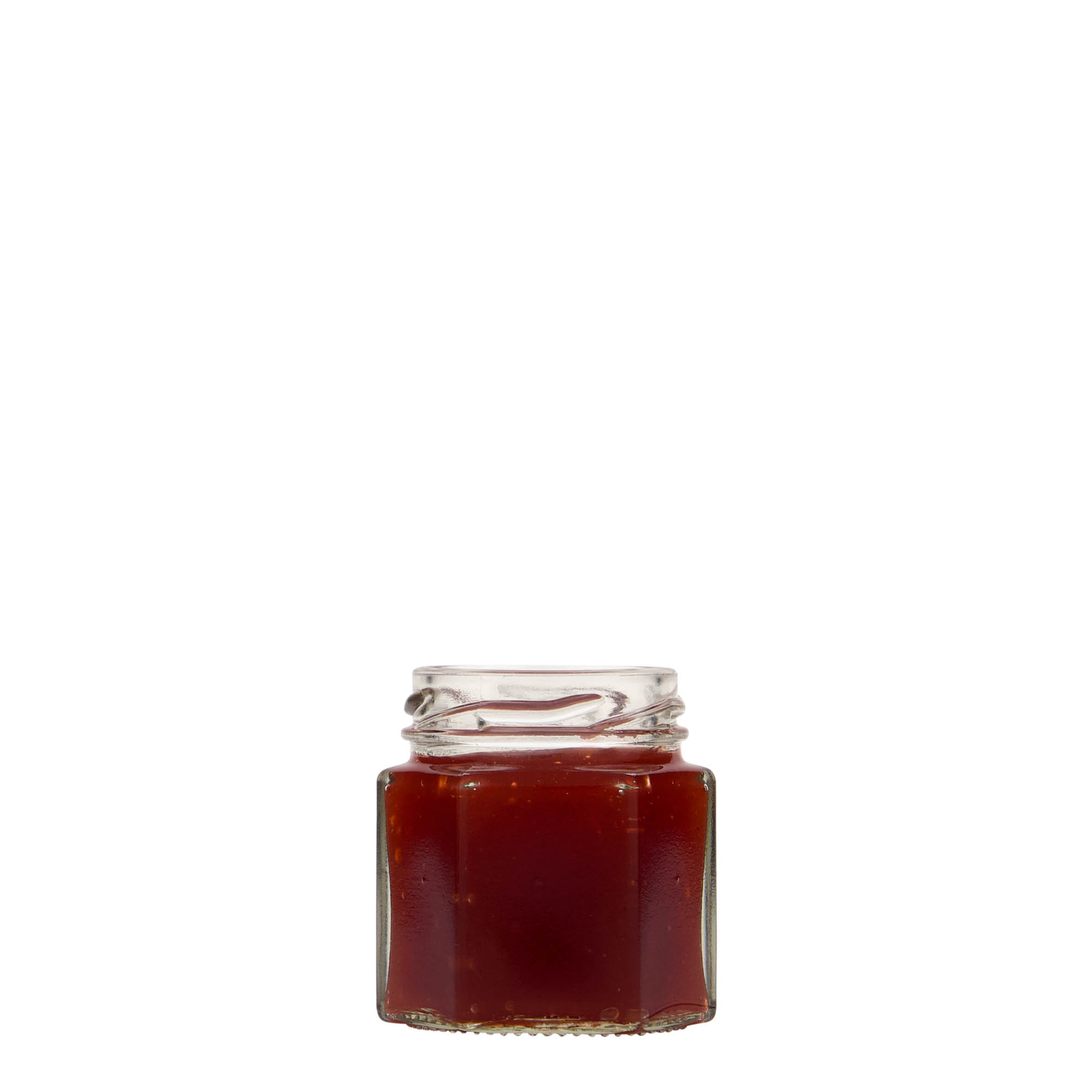 47 ml hexagonal glass, opening: twist-off (TO 43) 47 ml hexagonal glass, opening: twist-off (TO 43)