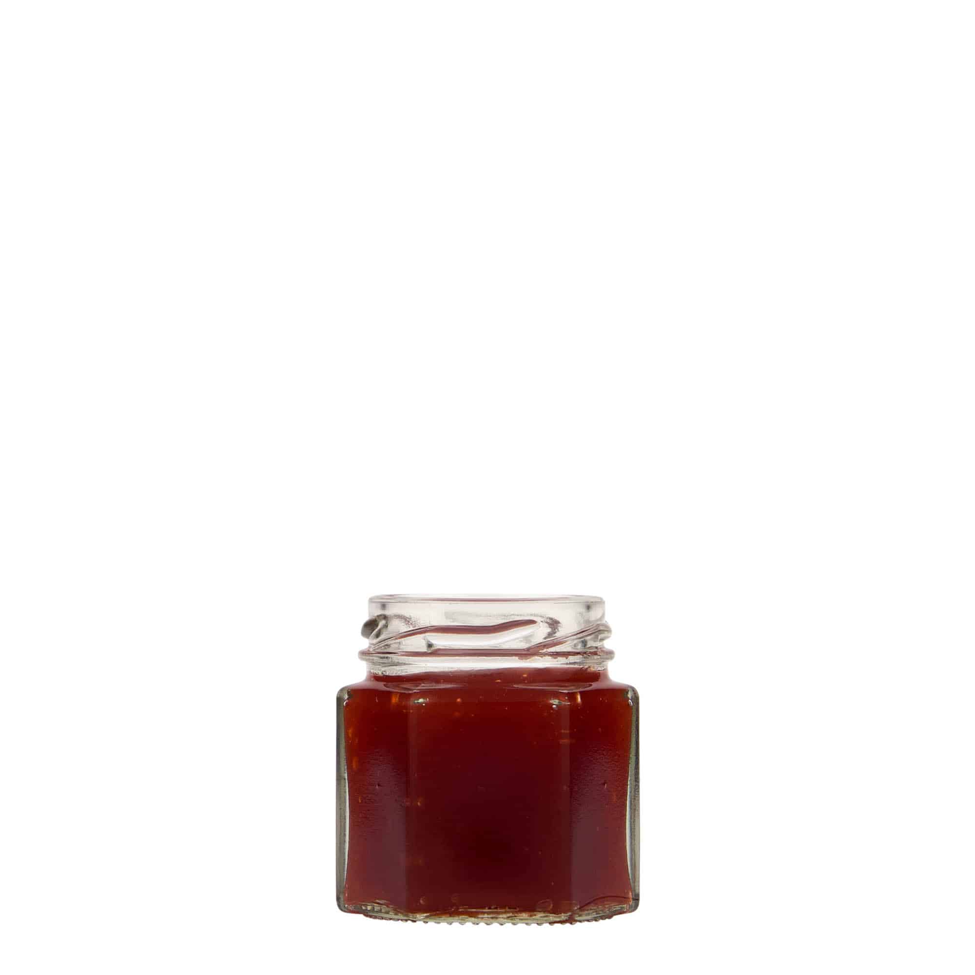 47 ml hexagonal glass, opening: Twist-off (TO 43)