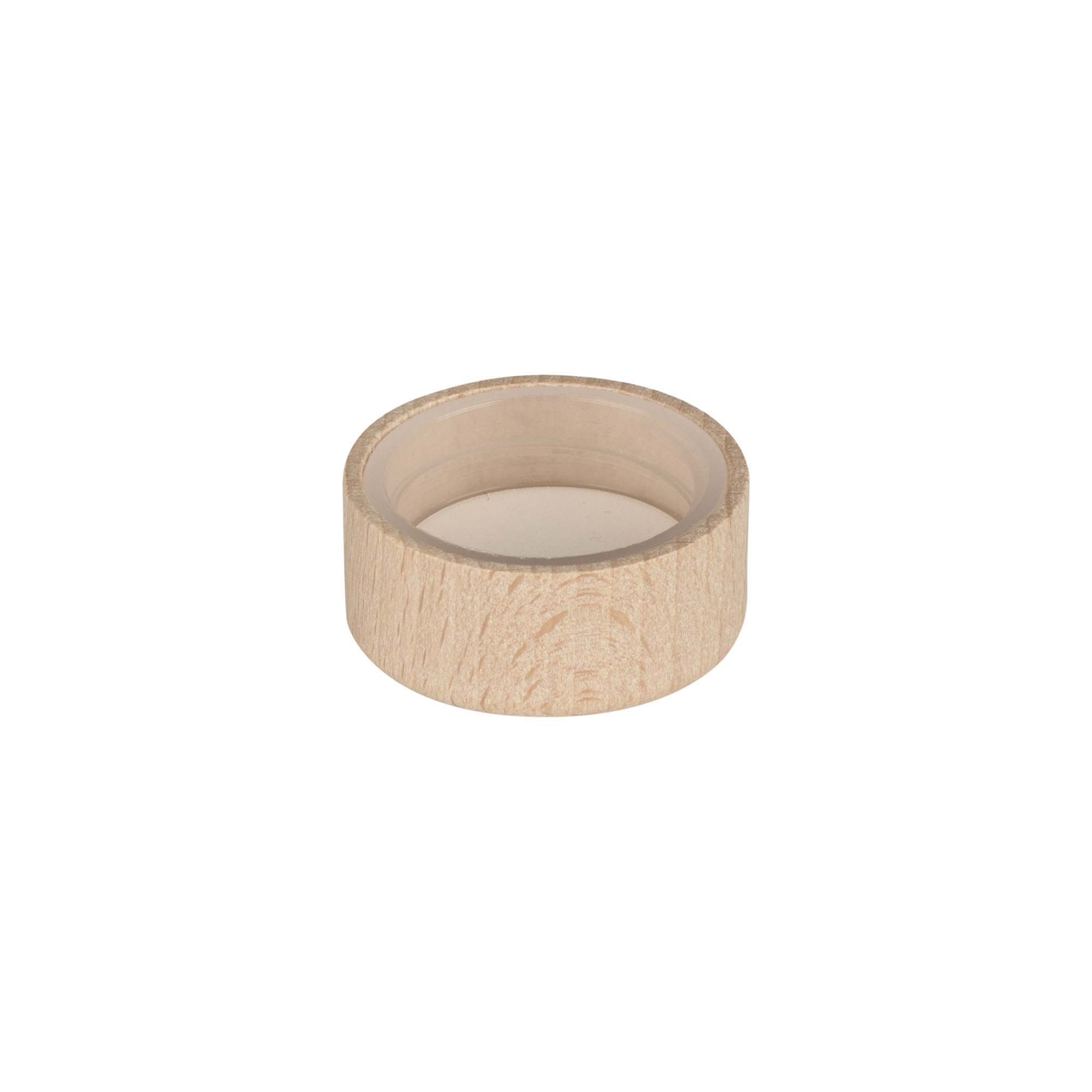 Screw cap, wood, beige, for neck: GPI 28/400 Screw cap, wood, beige, for neck: GPI 28/400
