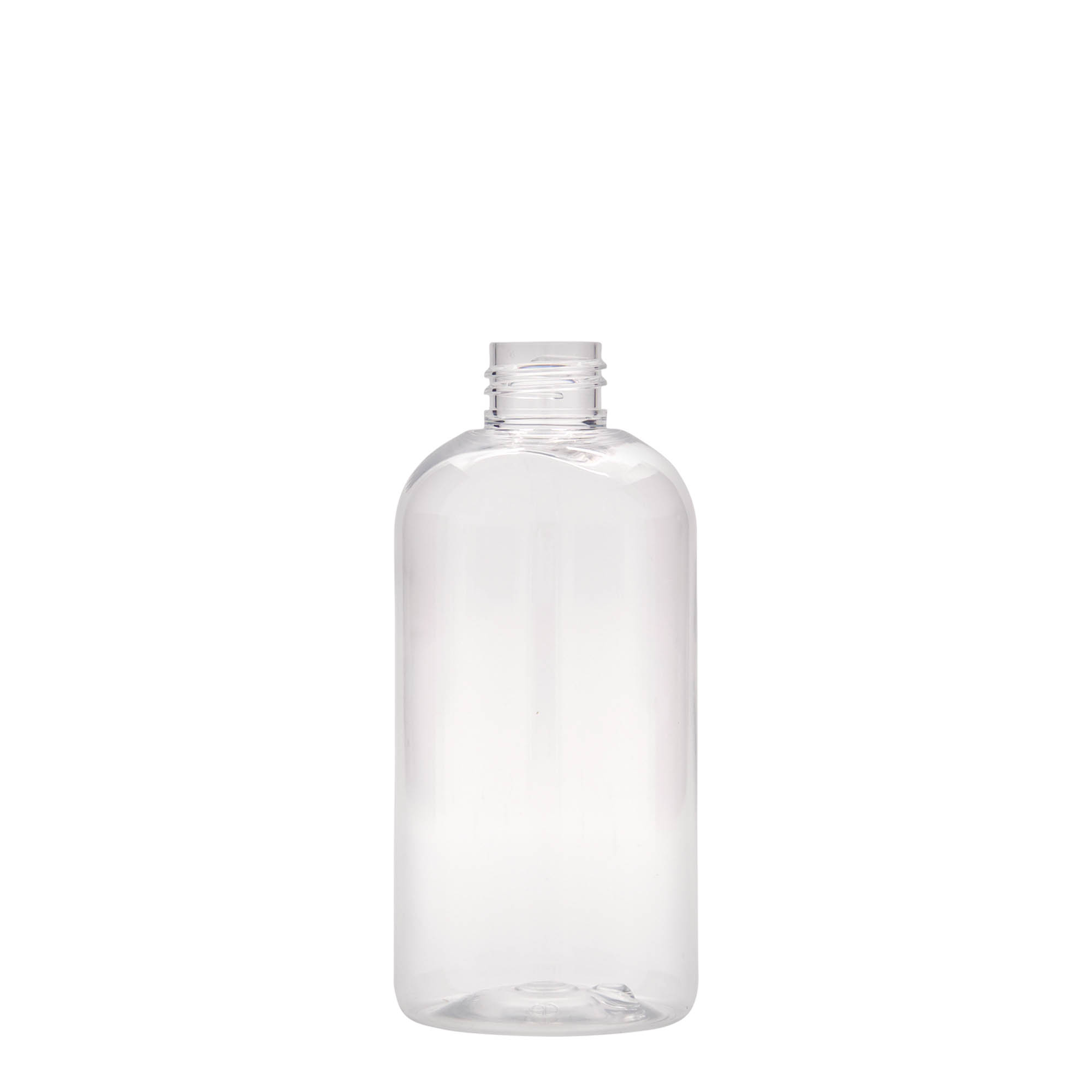 250 ml PET bottle 'Boston', plastic, closure: GPI 24/410 250 ml PET bottle 'Boston', plastic, closure: GPI 24/410