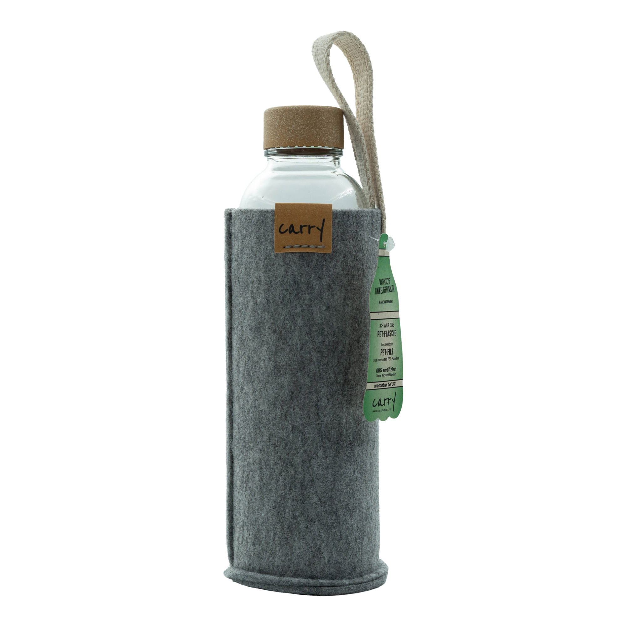 CARRY Sleeve, textile, grey