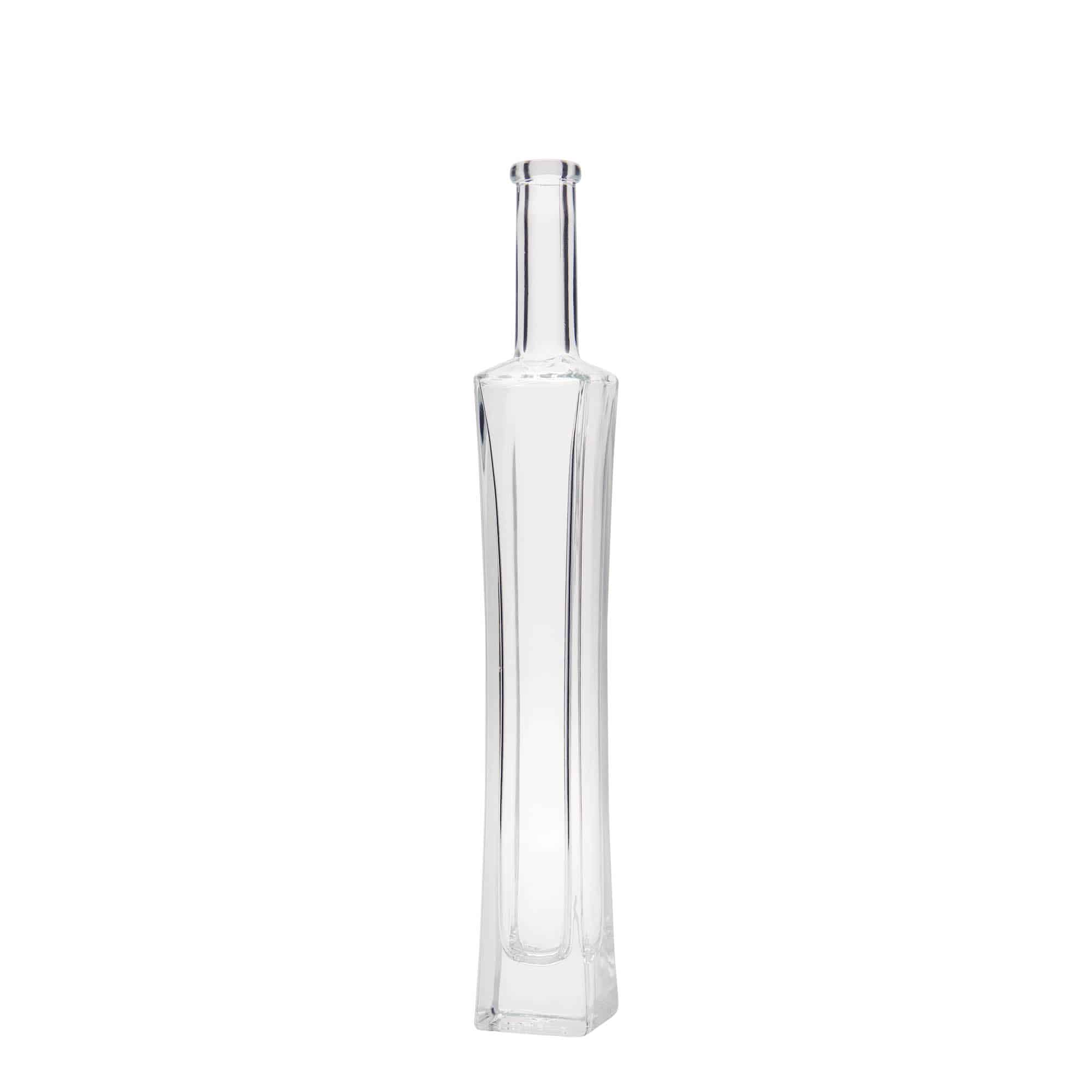 100 ml glass bottle ‘Koko’, square, opening: cork