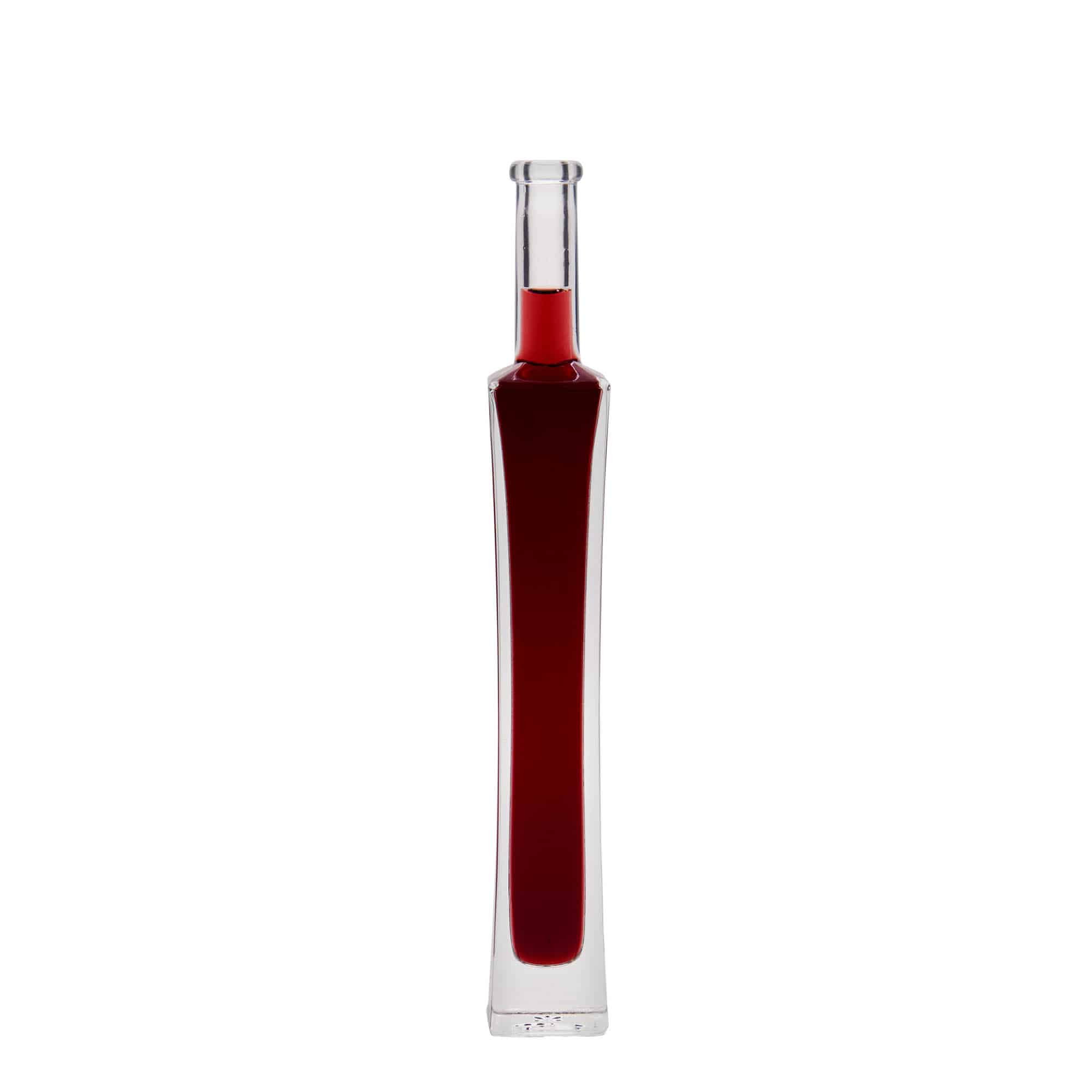 100 ml glass bottle ‘Koko’, square, opening: cork