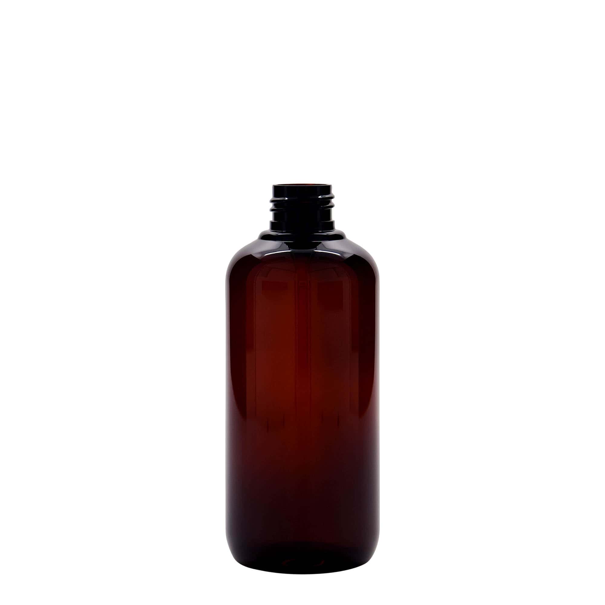 250 ml recycled plastic bottle ‘Victor's Best’, PCR, brown, neck: 24/410