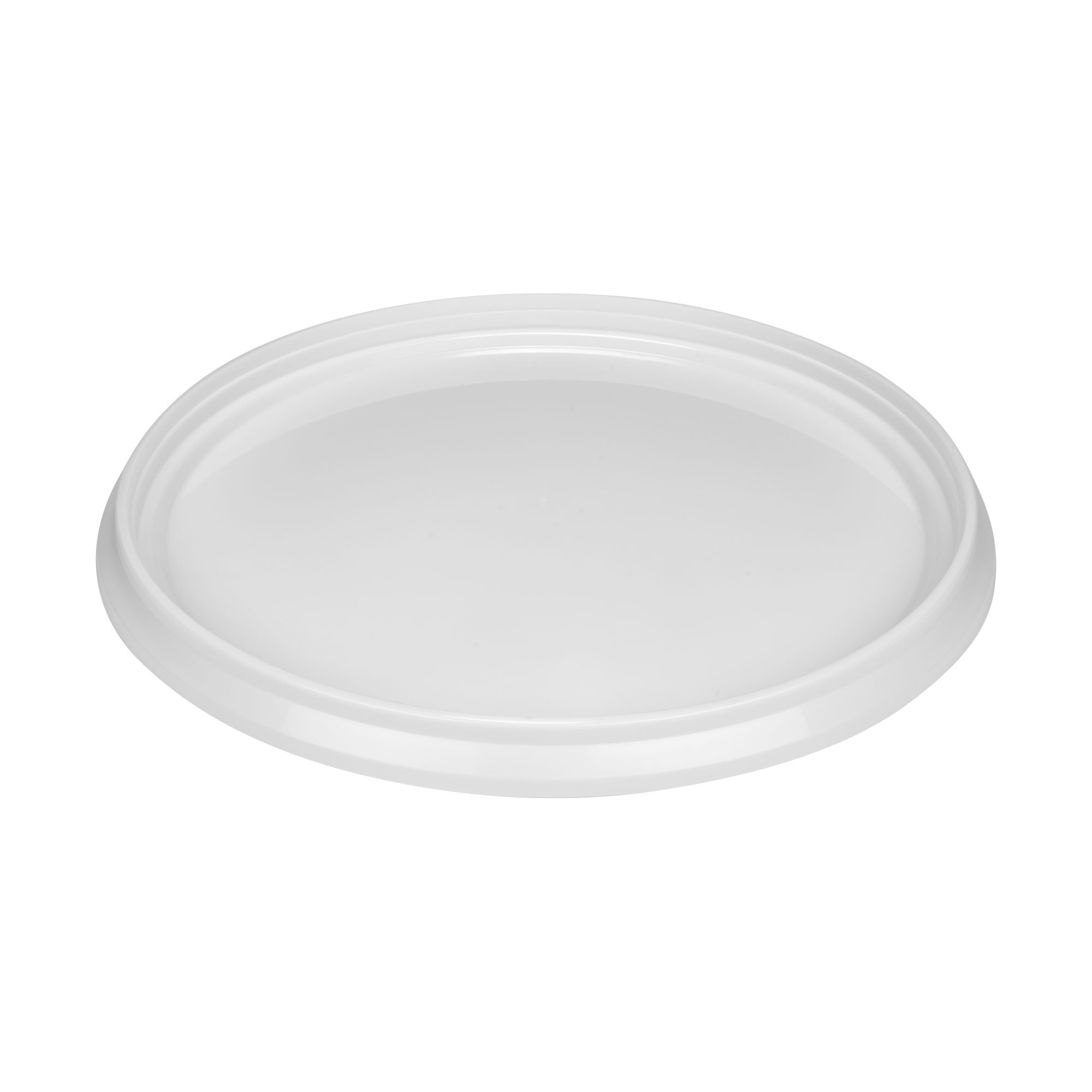 Lid for 30 l bucket, PP plastic, white