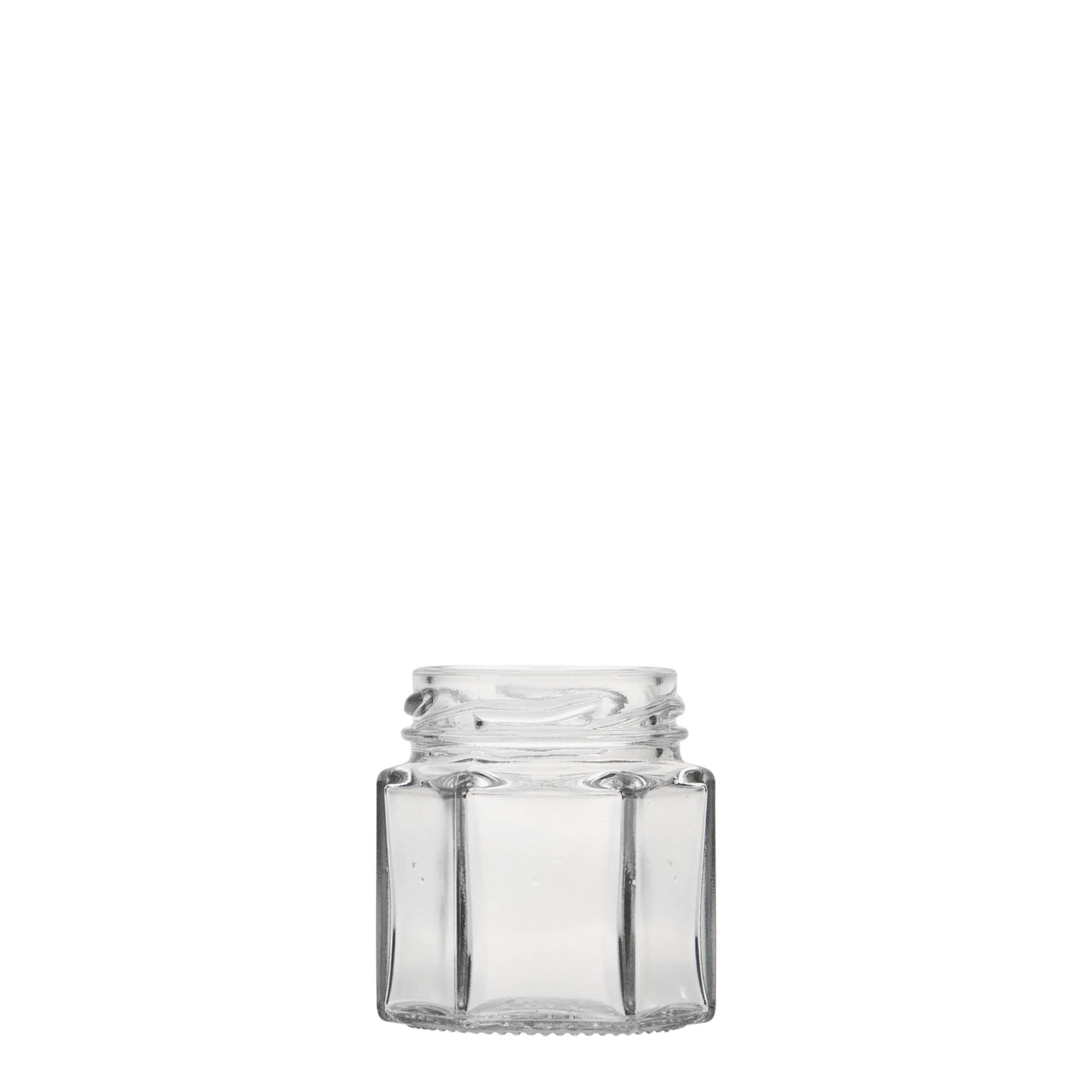 47 ml hexagonal jar, closure: twist off (TO 43) 47 ml hexagonal jar, closure: twist off (TO 43)