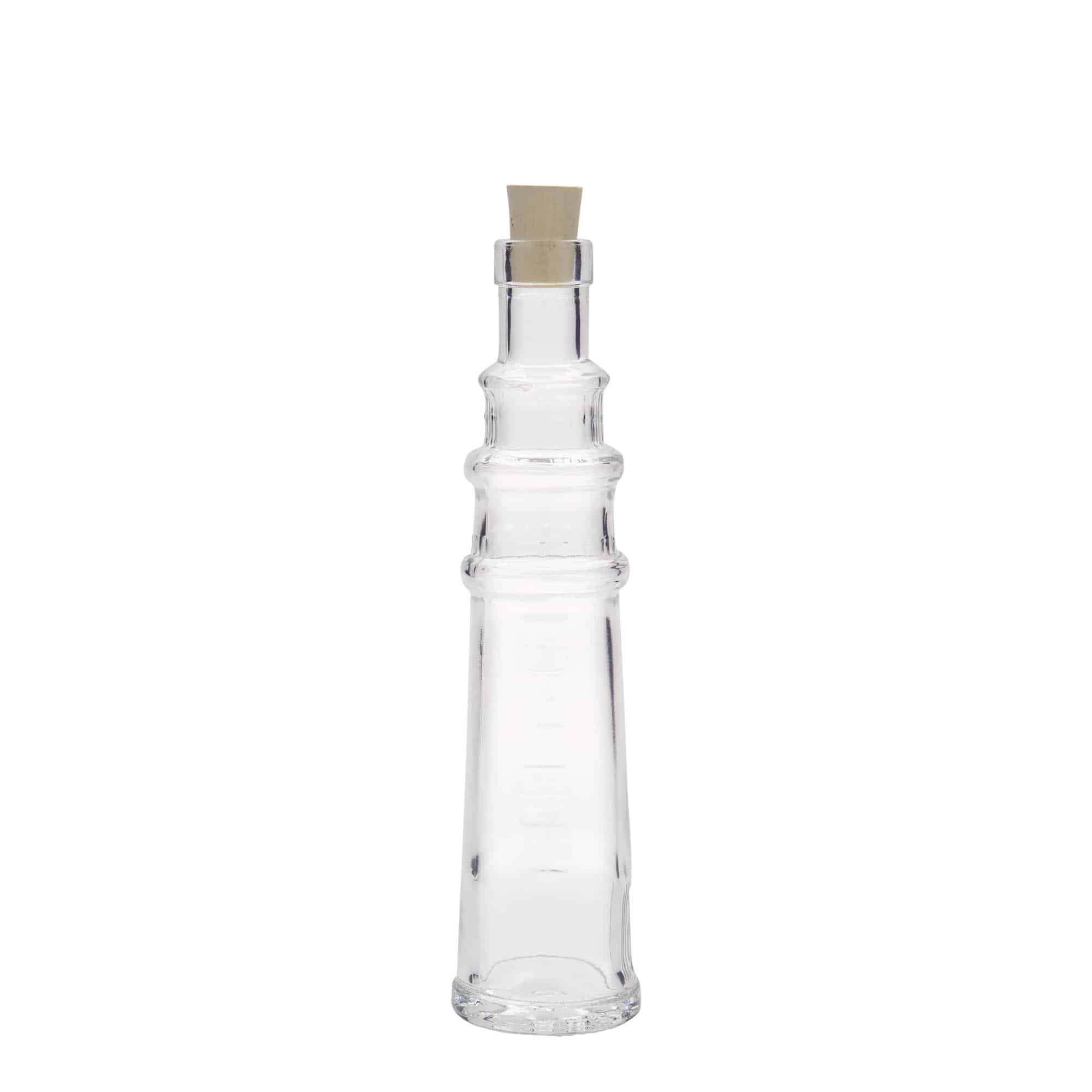100 ml glass bottle ‘Lighthouse’, opening: cork