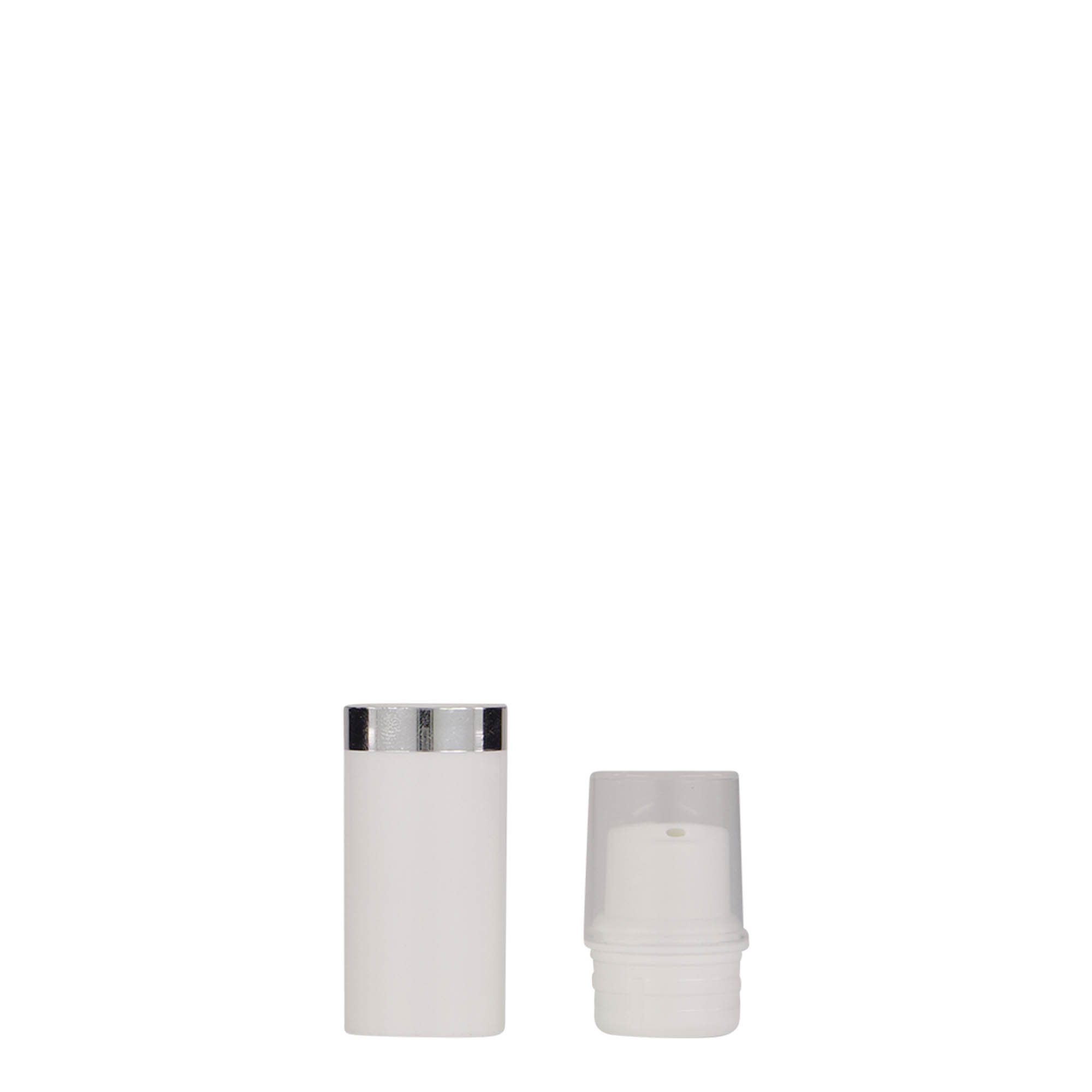 5 ml Airless dispenser 'Nano', PP plastic, white 5 ml Airless dispenser 'Nano', PP plastic, white