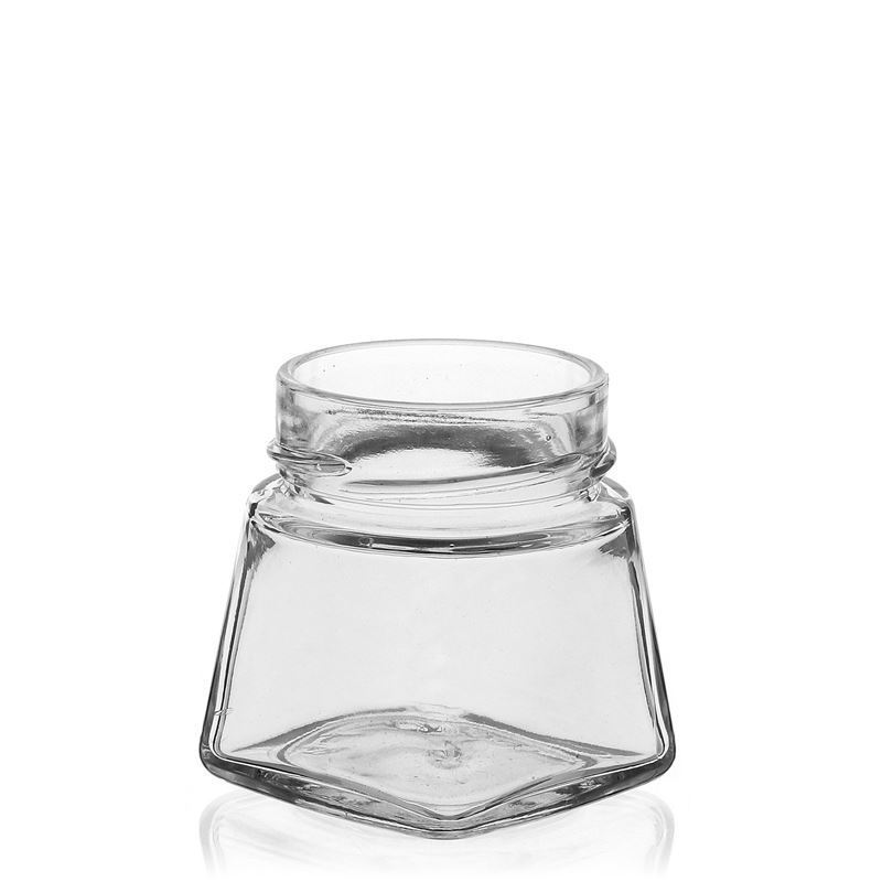 106 ml square jar 'Luxor', closure: deep twist off (DTO 58) 106 ml square jar 'Luxor', closure: deep twist off (DTO 58)