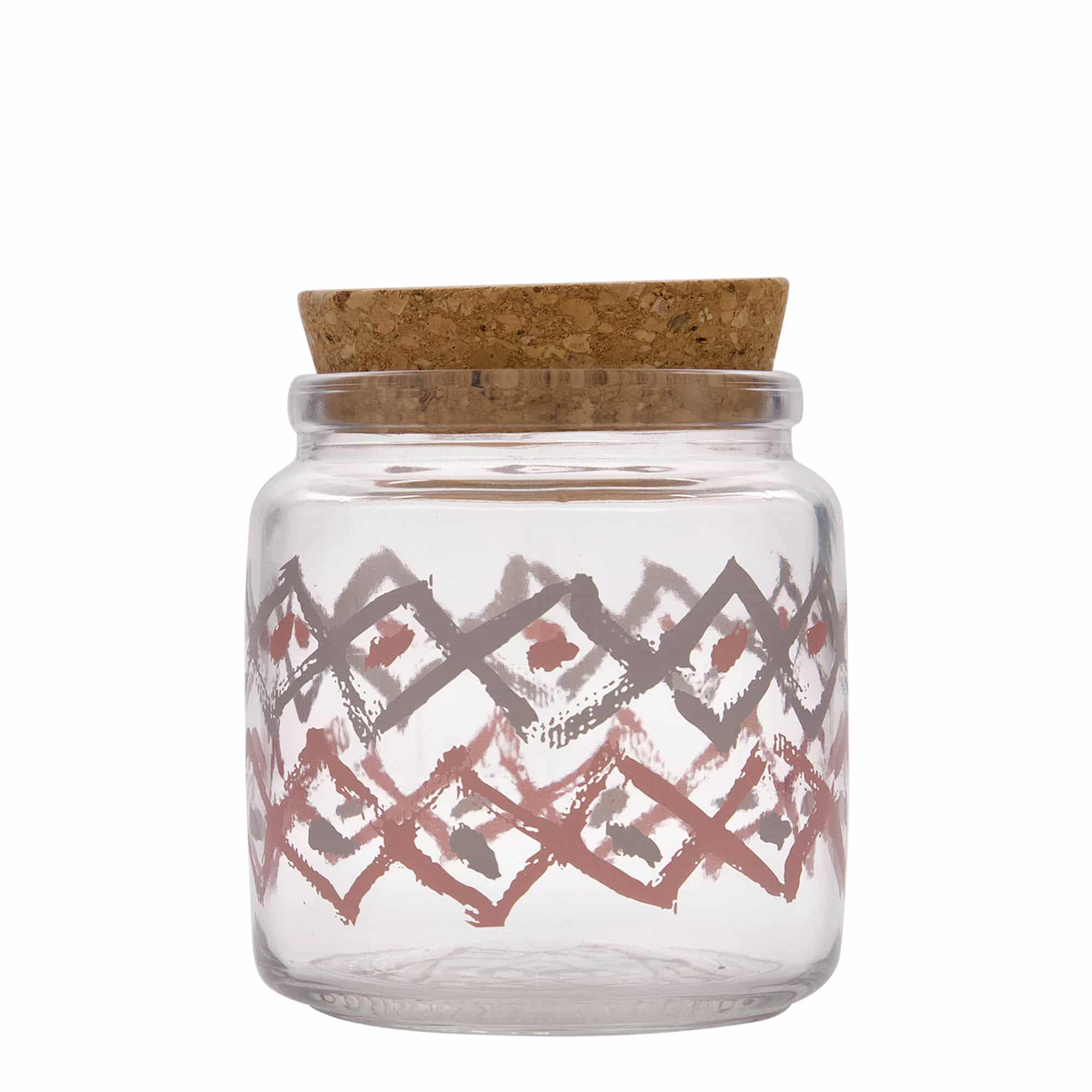 750 ml corked glass ‘Giara’, design: Manolibera pink, opening: cork