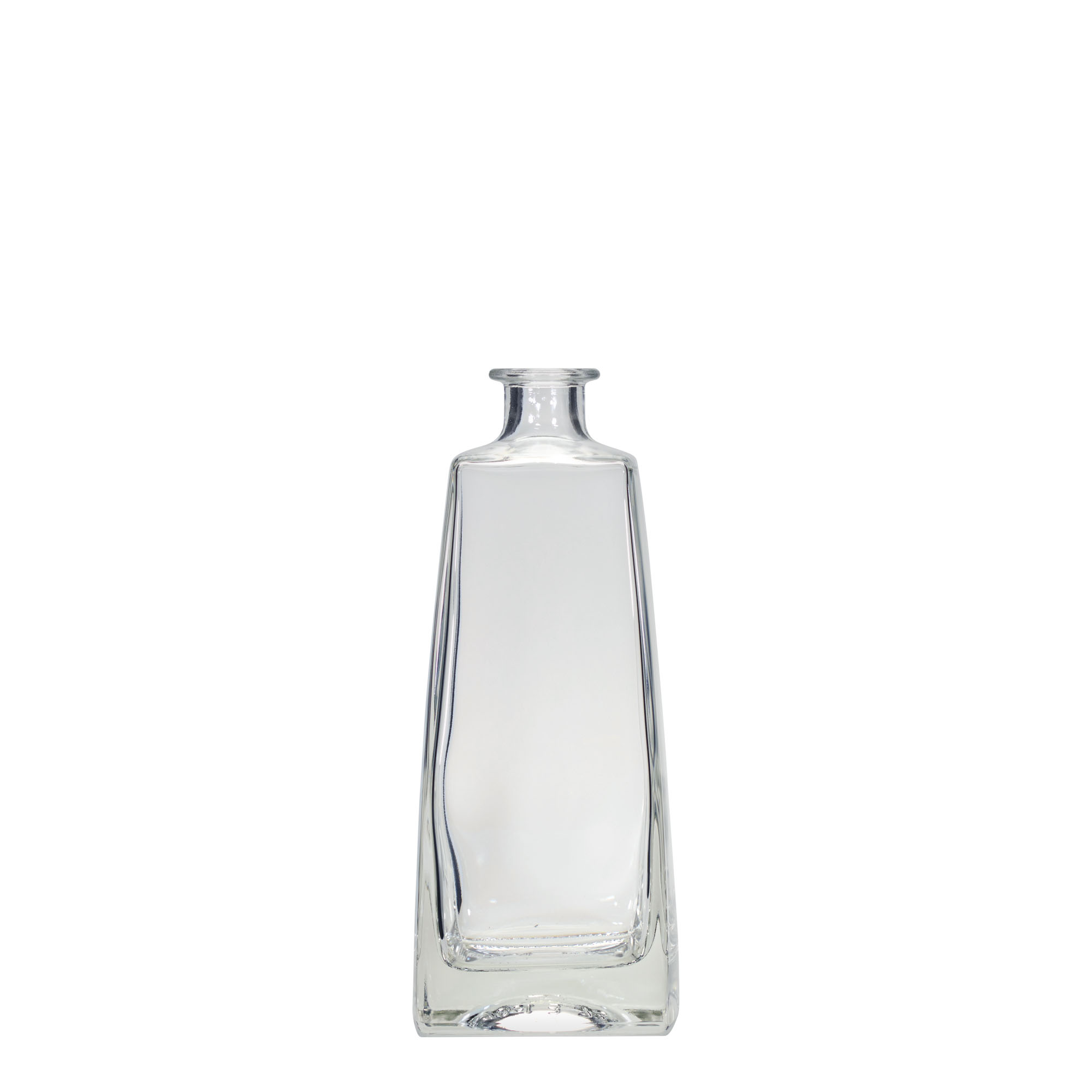 700 ml glass bottle 'Timmy', rectangular, opening: cork