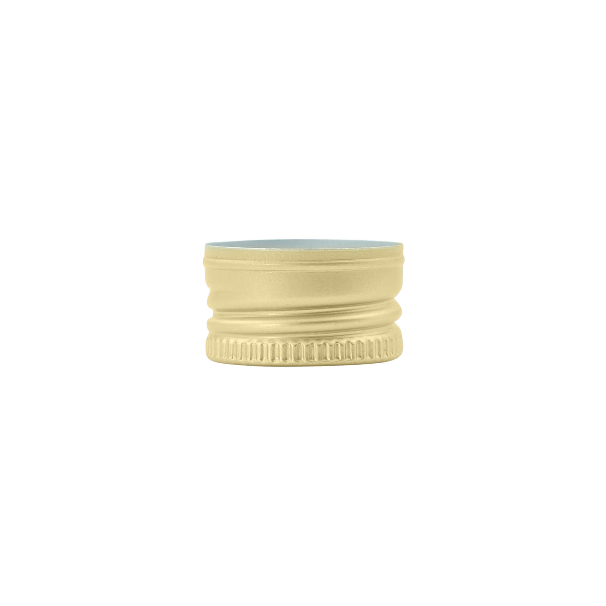 Screw cap, metal, gold, for opening: PP 28 Screw cap, metal, gold, for opening: PP 28