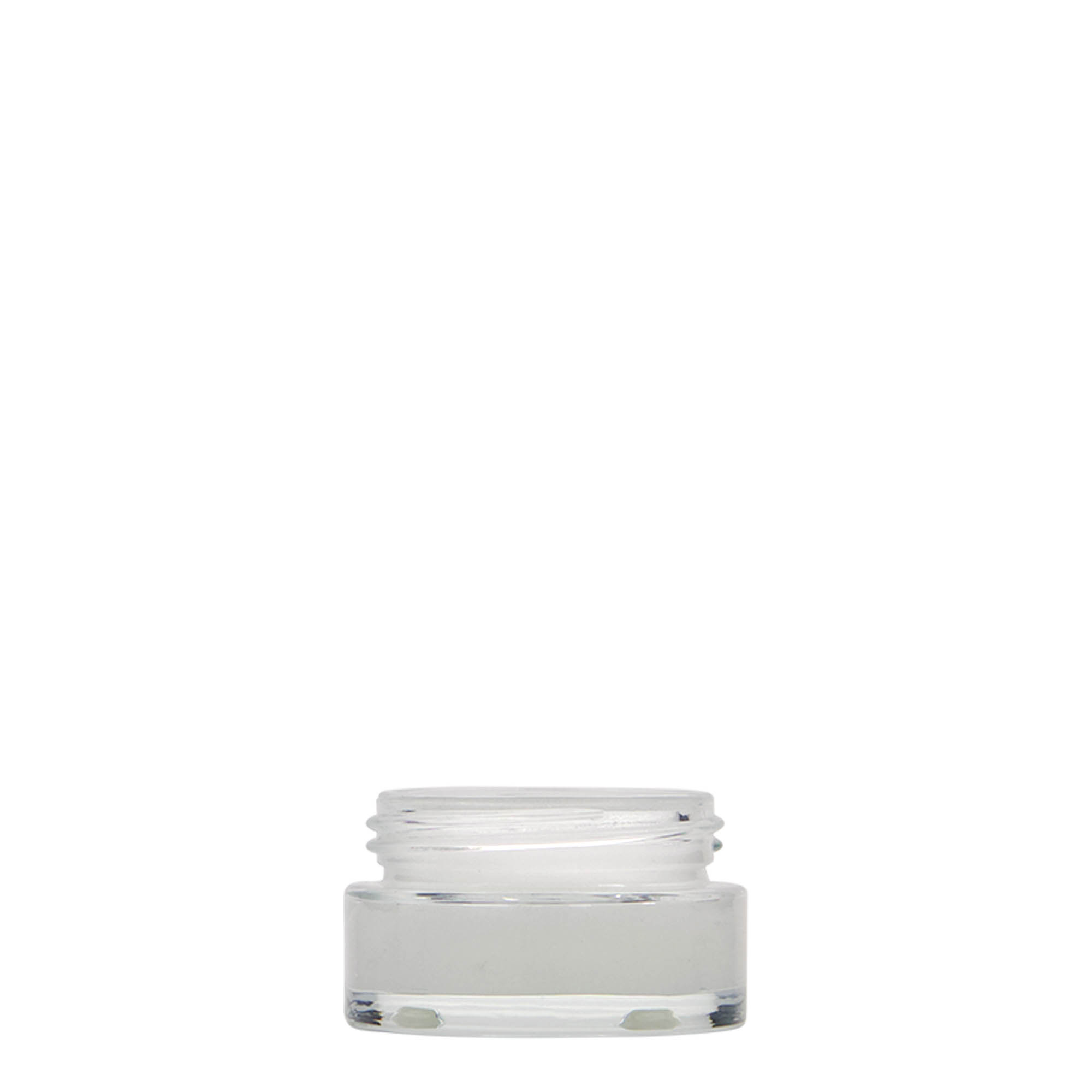 15 ml jar 'Clear Edition', glass, opening: screw cap