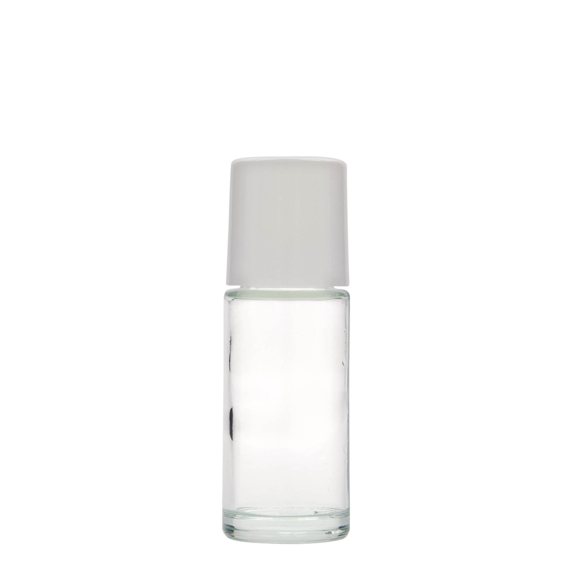 50 ml roll-on bottle, glass, brown, neck: screw cap