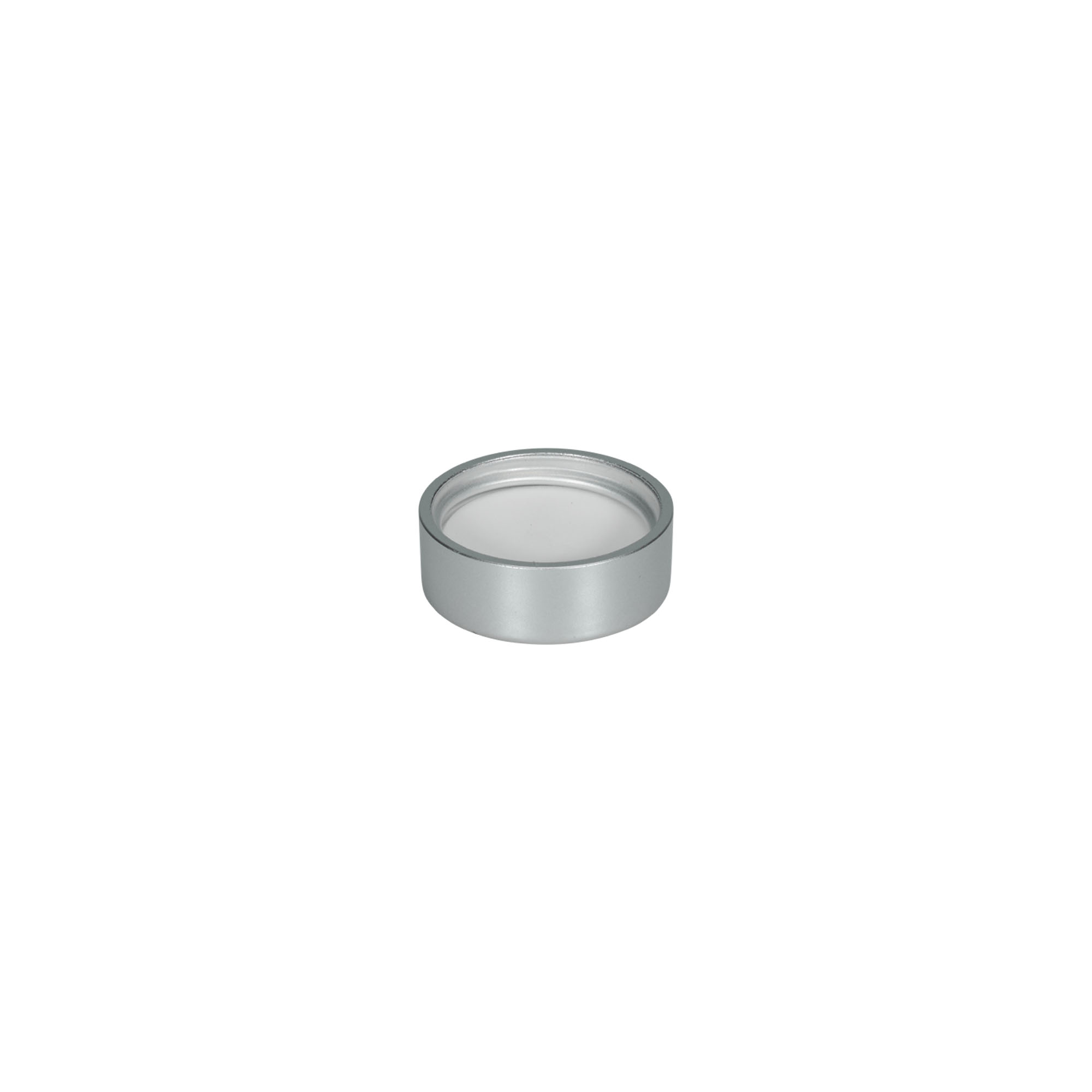 Screw cap, ABS plastic, matte silver, for neck: GPI 33/400