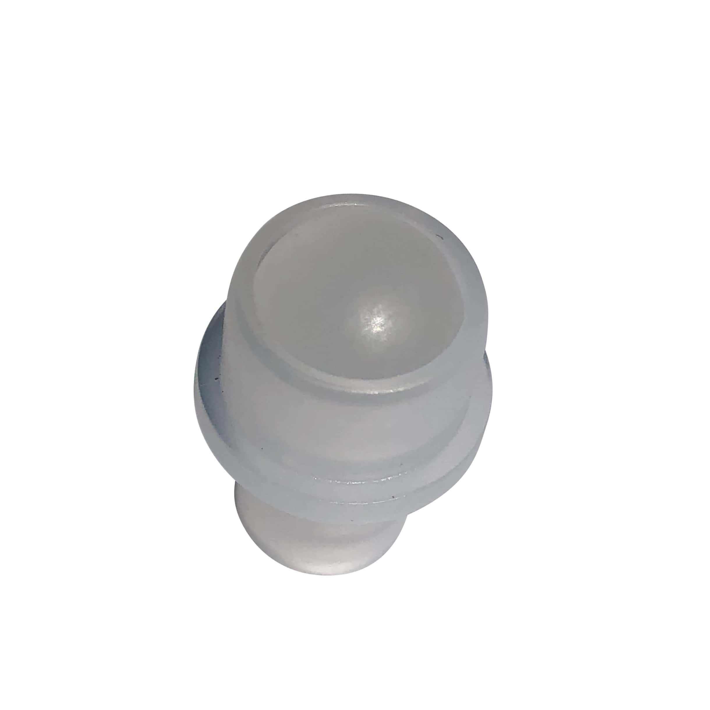 Cap for 10 ml roll-on bottle, LDPE plastic, natural
