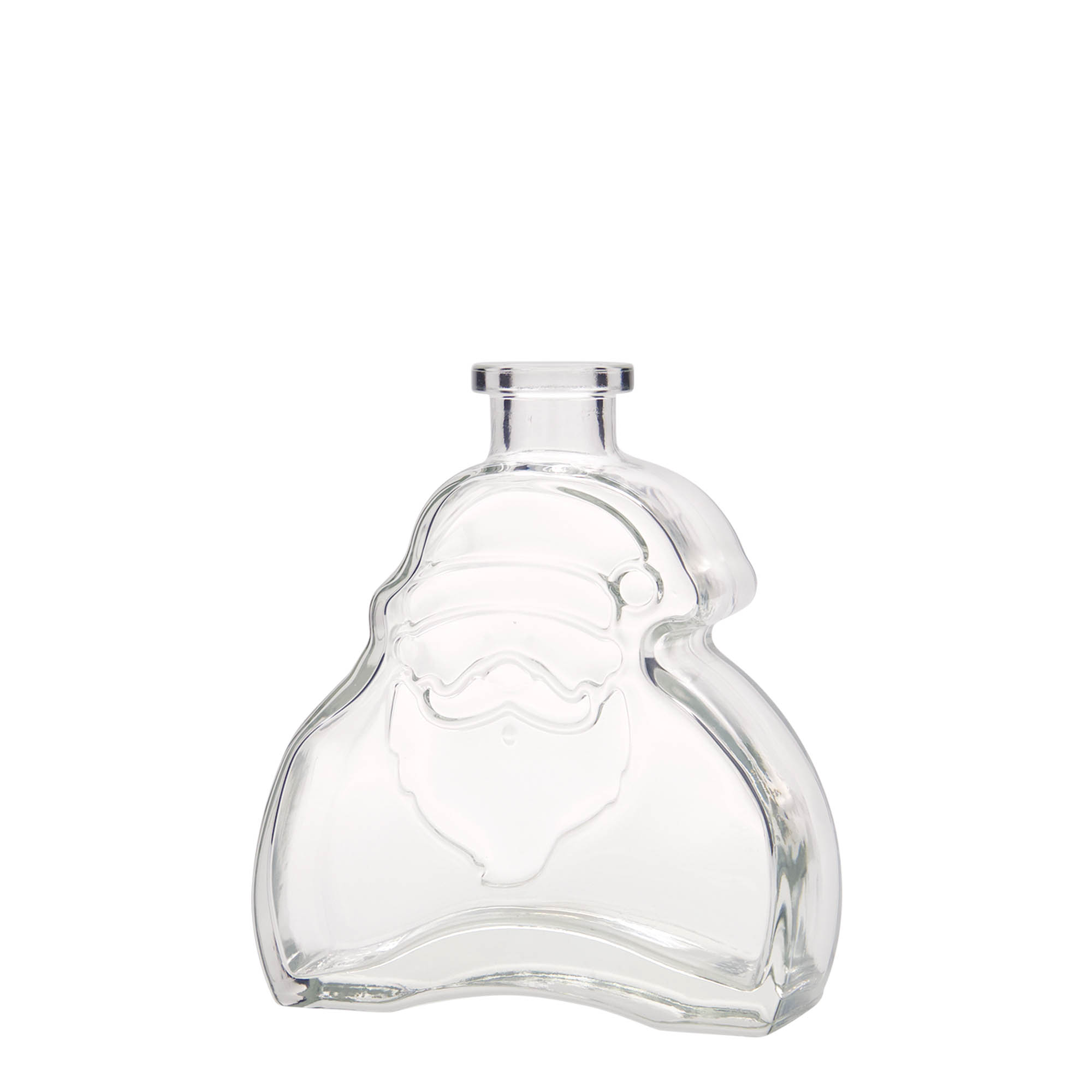 200 ml glass bottle 'Santa Claus', opening: cork