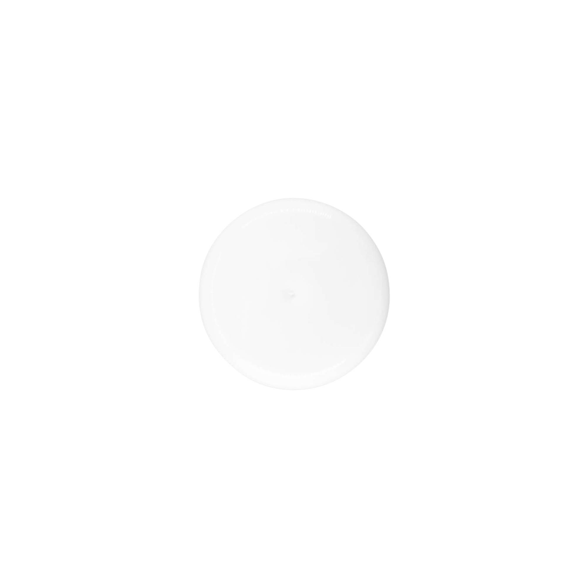 Screw cap with spray insert, PP plastic, white, for opening: 24/410