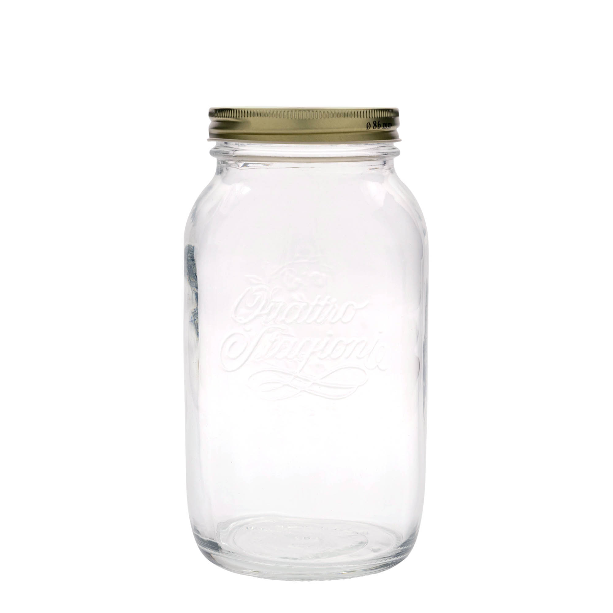 1,500 ml glass 'Quattro Stagioni', opening: screw cap 1,500 ml glass 'Quattro Stagioni', opening: screw cap