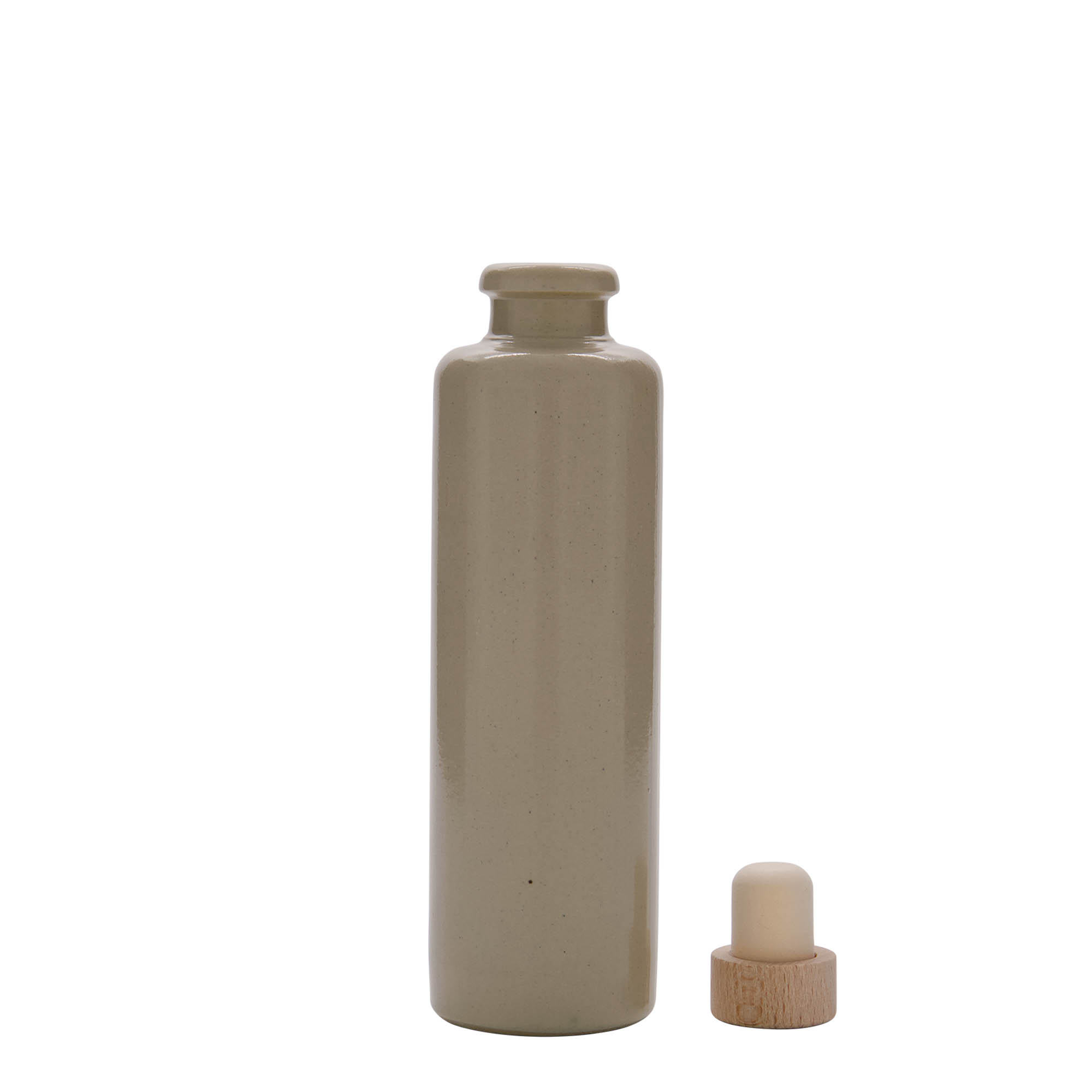 200 ml clay jug, stoneware, beige, opening: cork 200 ml clay jug, stoneware, beige, opening: cork