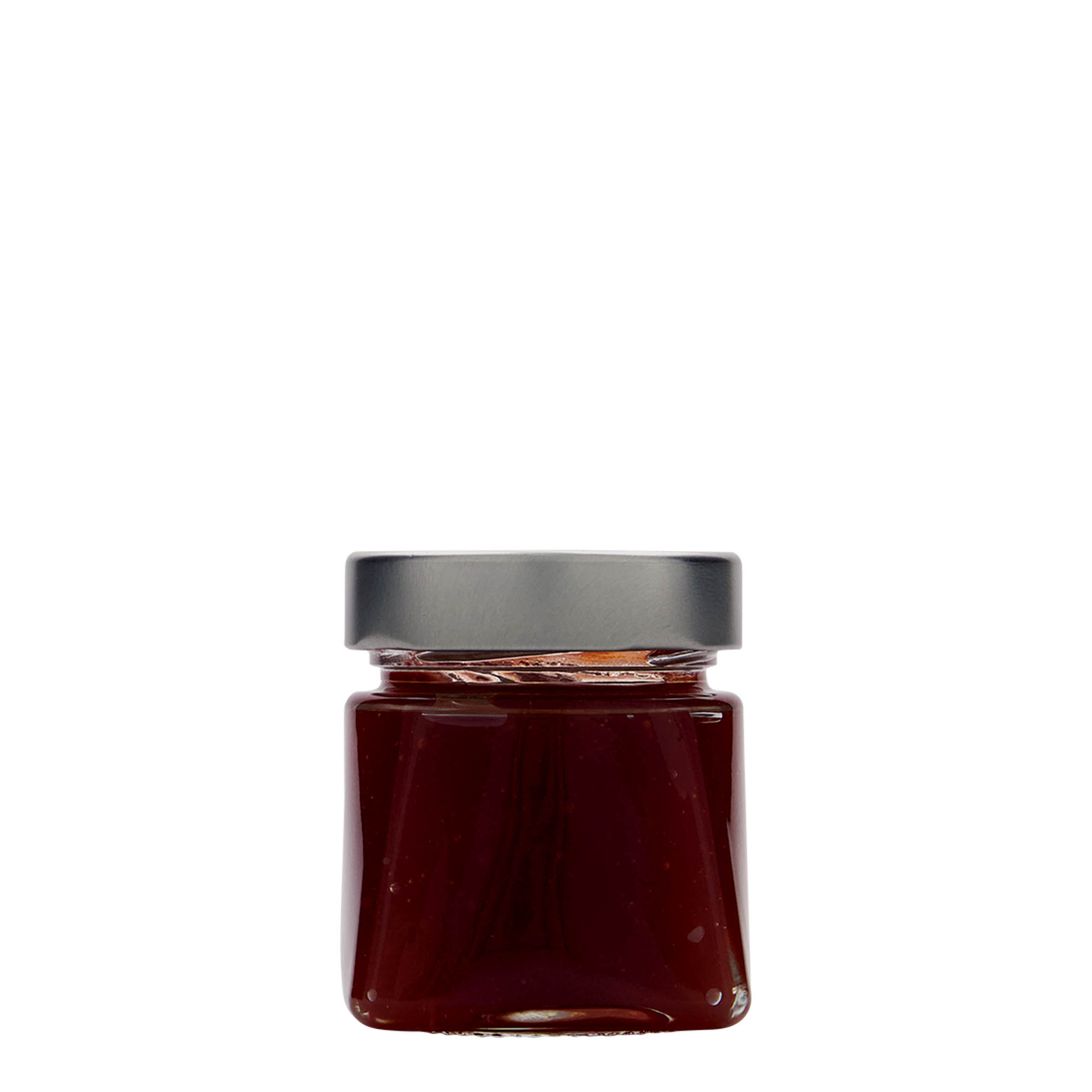 106 ml square glass 'Luxor', opening: Deep-Twist-Off (DTO 58)