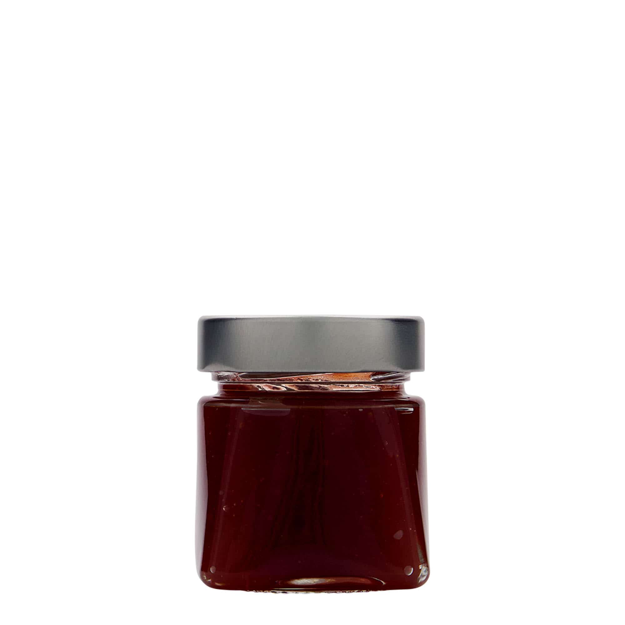 106 ml square glass ‘Luxor’, opening: Deep-Twist-off (DTO 58)