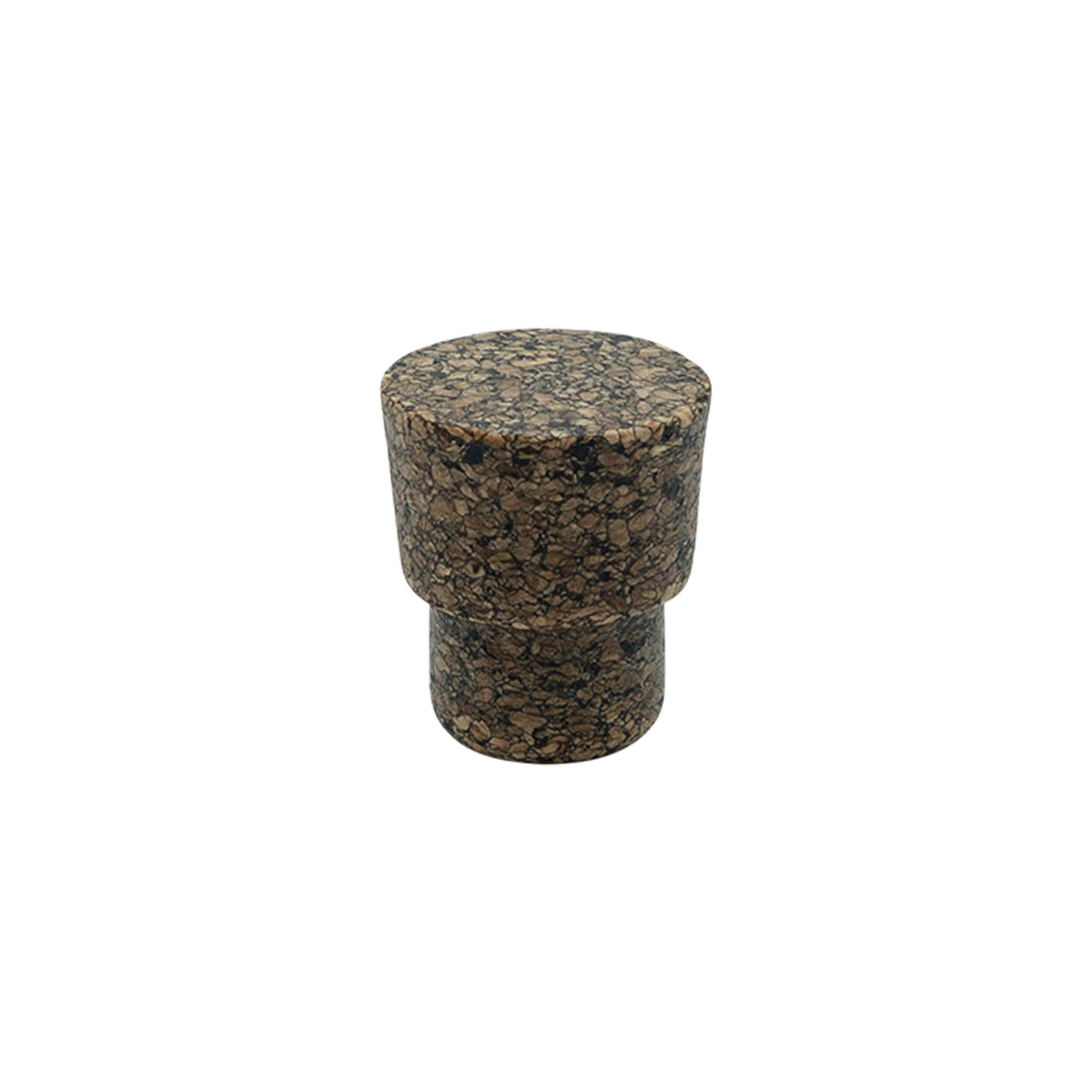 Handle cork 'Cornice' 22.5 mm, Corkcoal, for opening: Cork Handle cork 'Cornice' 22.5 mm, Corkcoal, for opening: Cork