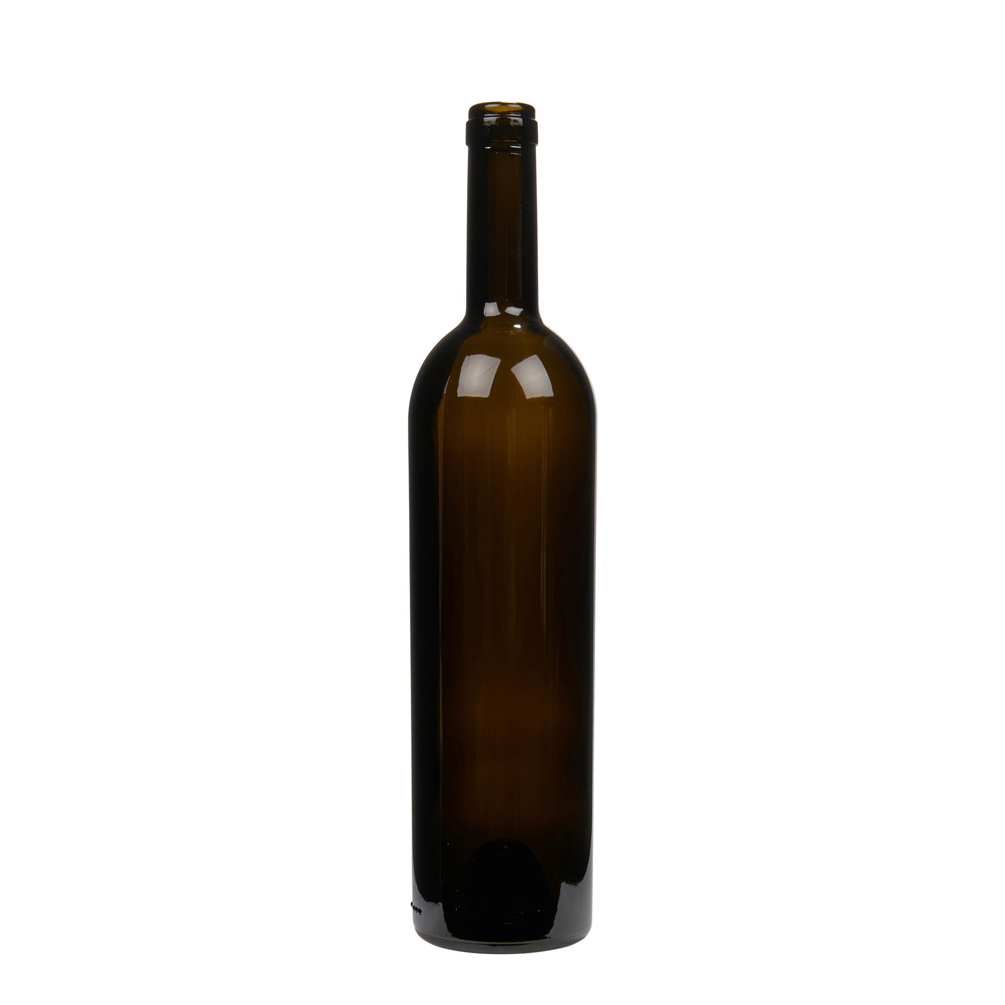 750 ml wine bottle 'Liberty', antique green, mouth: cork