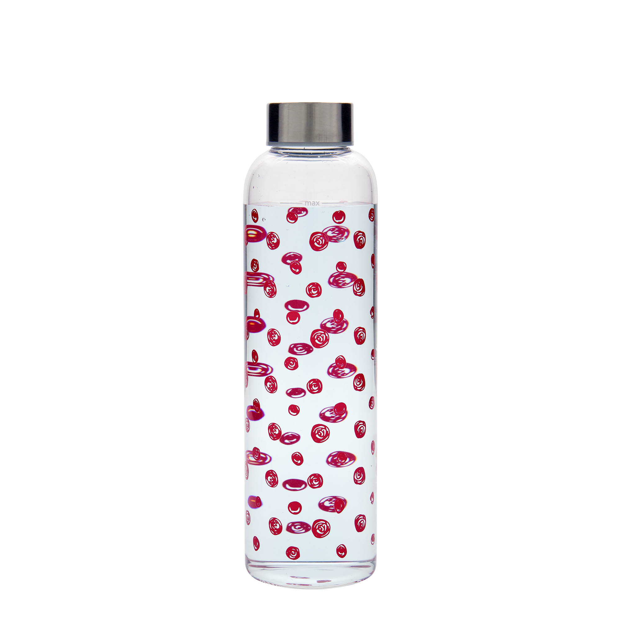 500 ml drinking bottle 'Perseus - Red Dots', opening: screw cap 500 ml drinking bottle 'Perseus - Red Dots', opening: screw cap