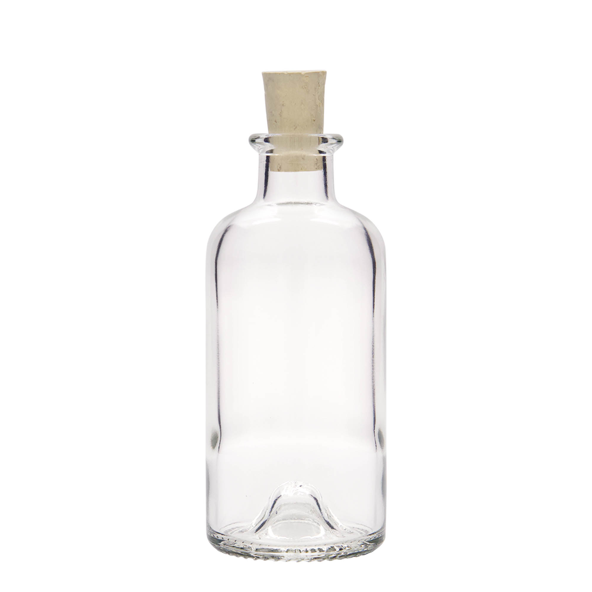 200 ml glass bottle apothecary, opening: cork