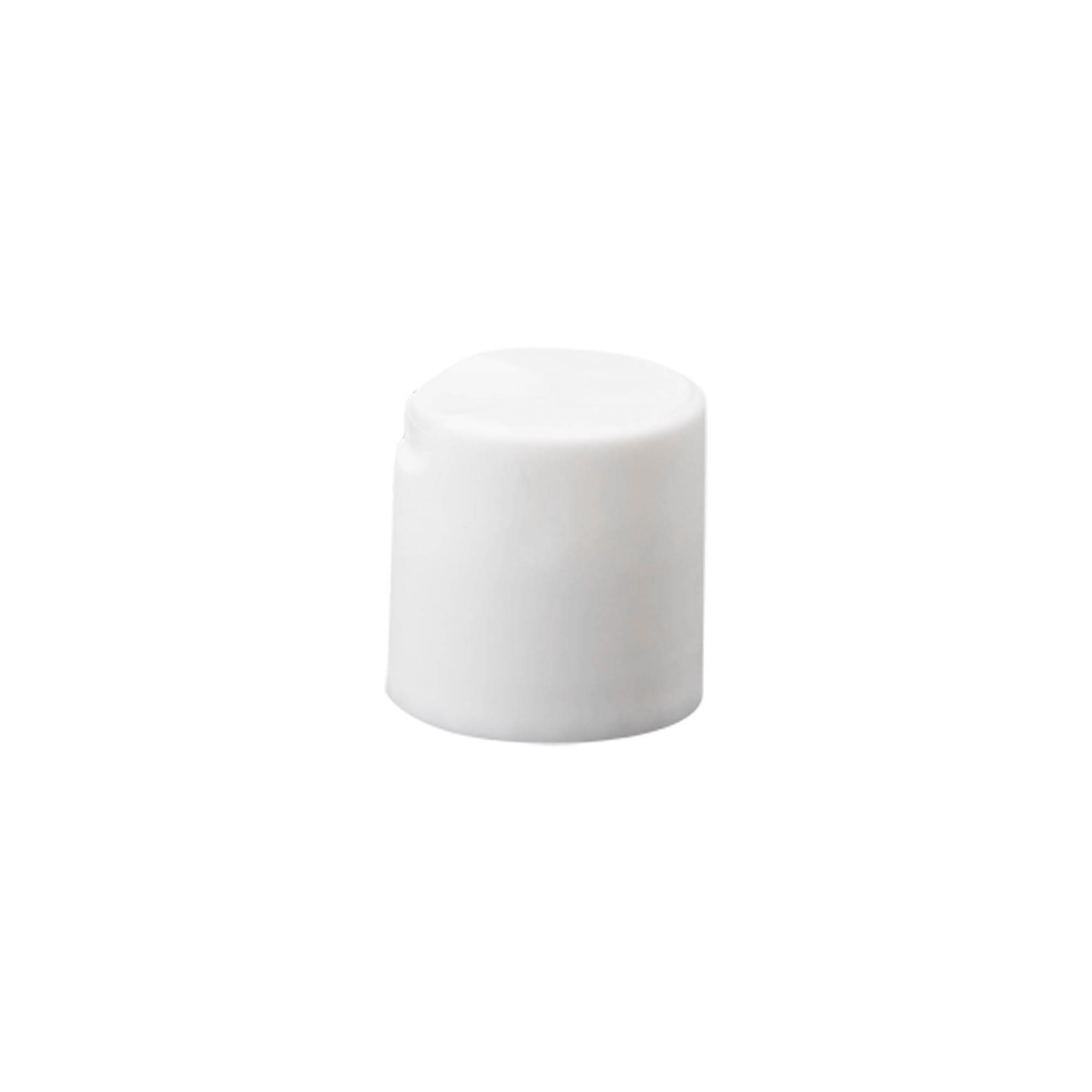Screw cap with disc top, PP plastic, white, for opening: 24/410 Screw cap with disc top, PP plastic, white, for opening: 24/410