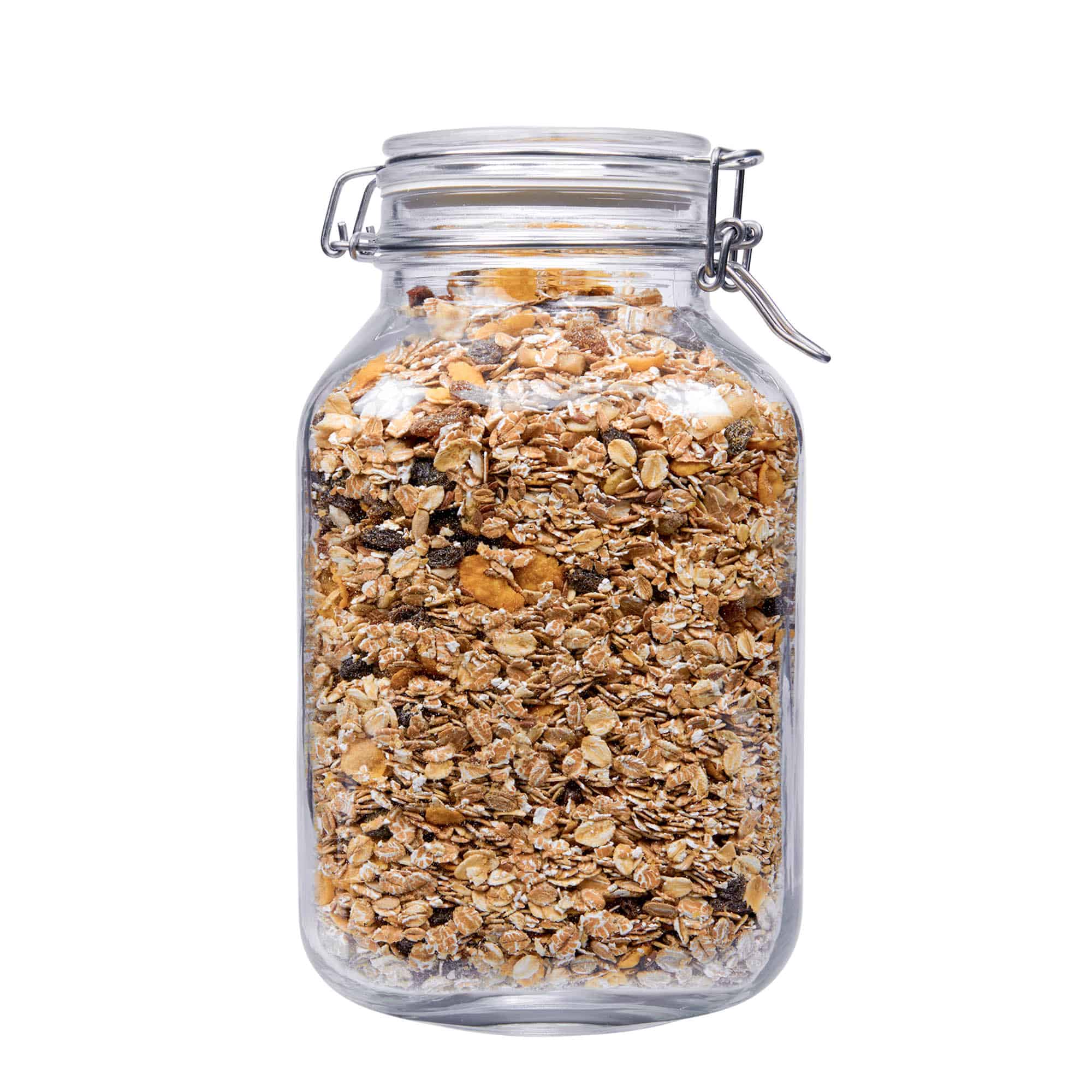 3,000 ml wire bail jar ‘Fido’, square, opening: wire bail closure