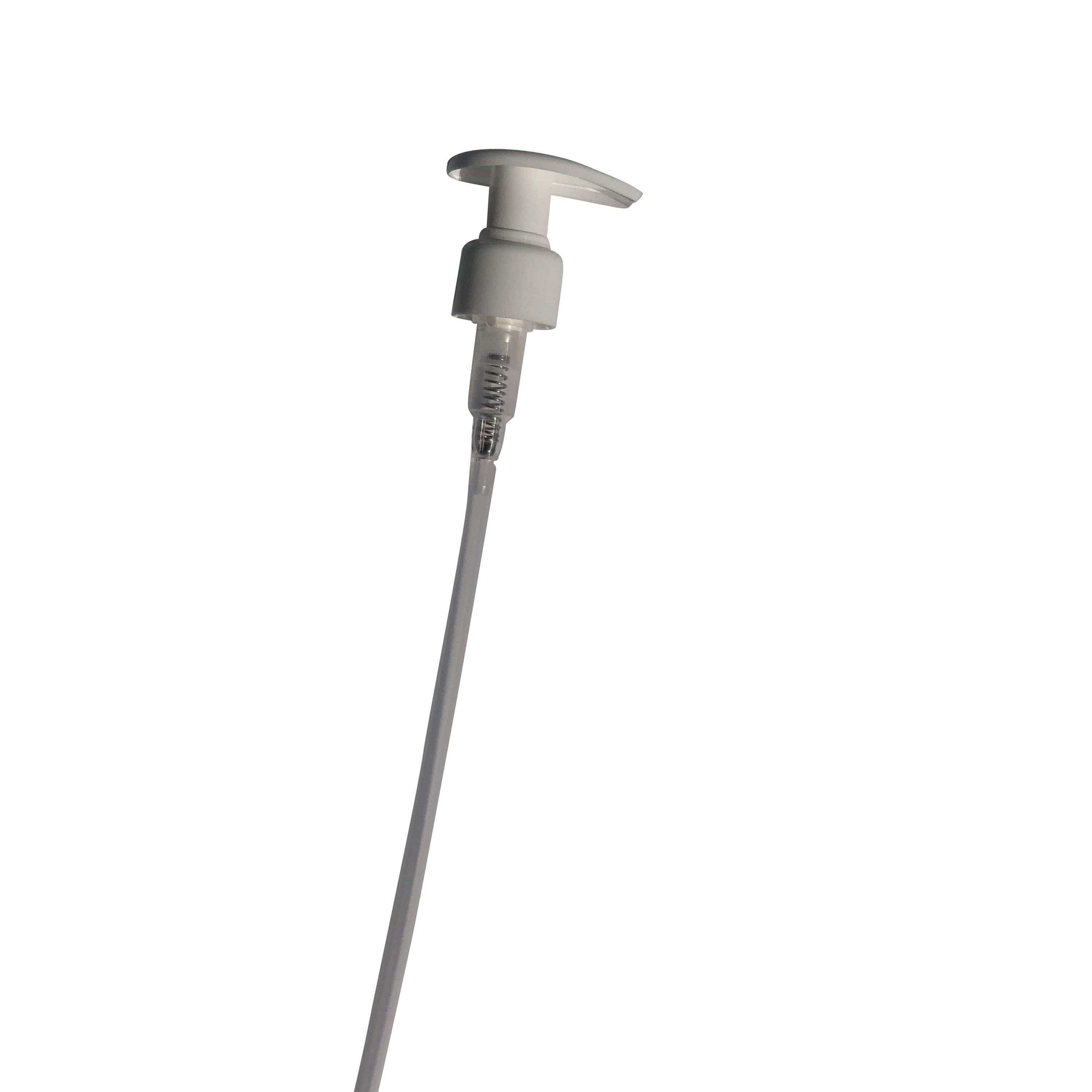 Screw cap with dispenser pump, PP plastic, white, for opening: GPI 24/410 Screw cap with dispenser pump, PP plastic, white, for opening: GPI 24/410