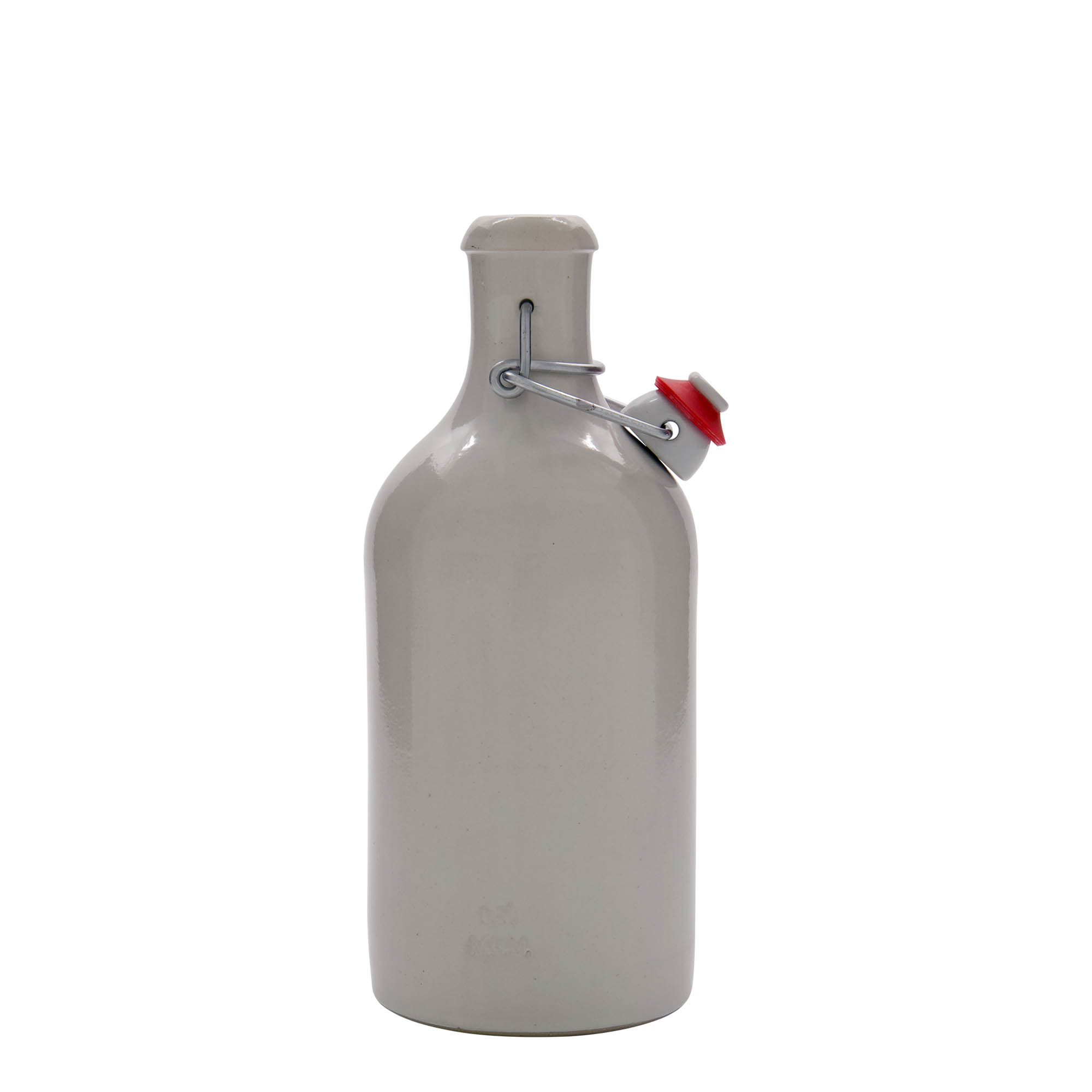 500 ml clay jug, stoneware, white, opening: swing top closure 500 ml clay jug, stoneware, white, opening: swing top closure