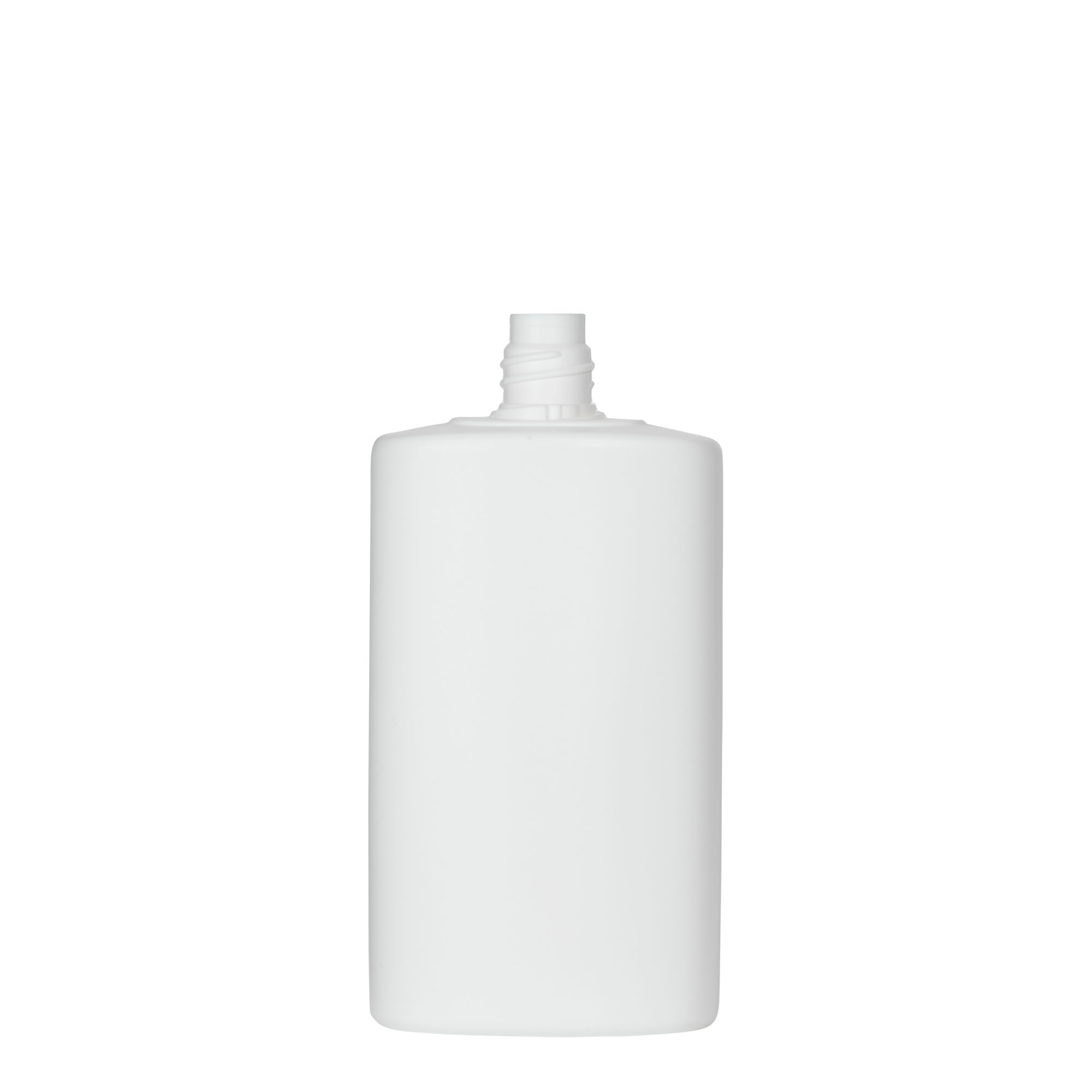 250 ml plastic bottle 'Indy', oval, HDPE, white, opening: screw cap