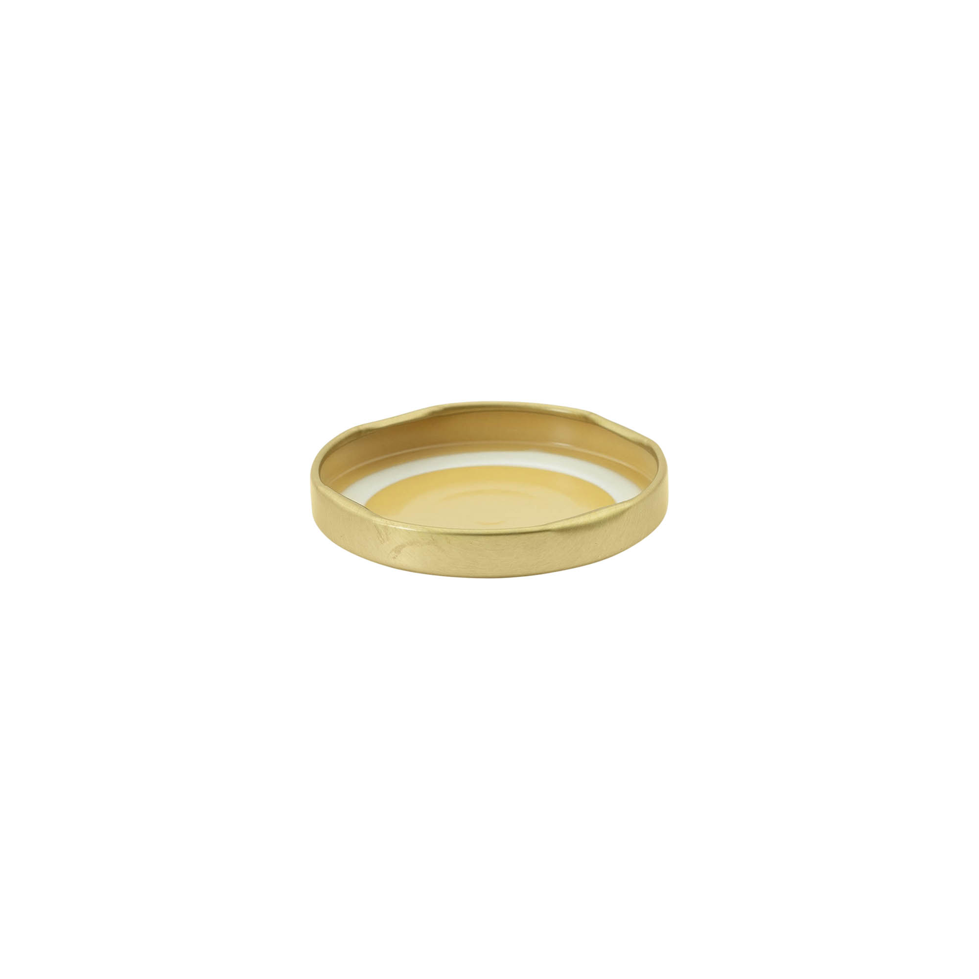 Twist-off lid, tinplate, gold, for opening: TO 53