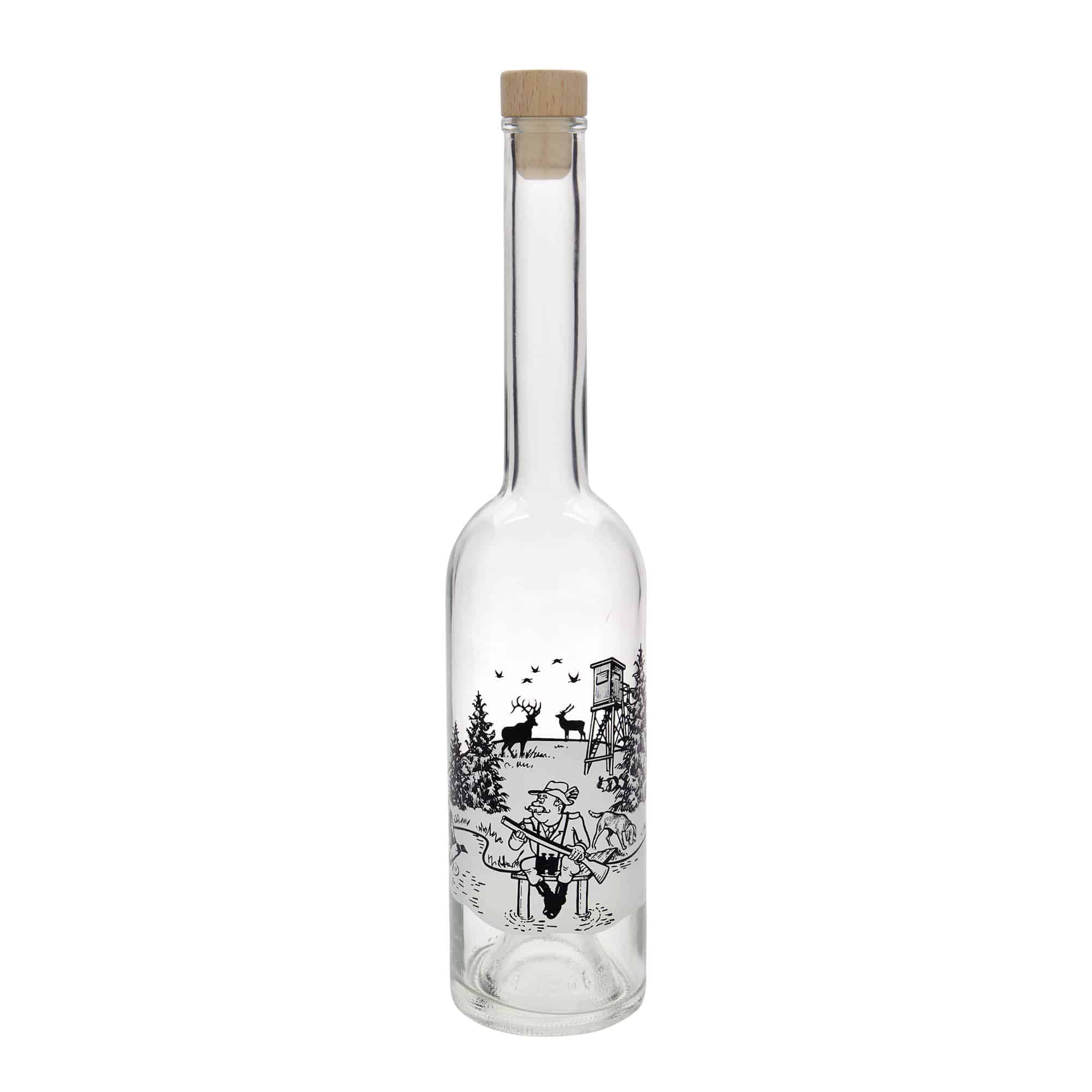 500 ml glass bottle ‘Opera’, design: hunter, opening: cork