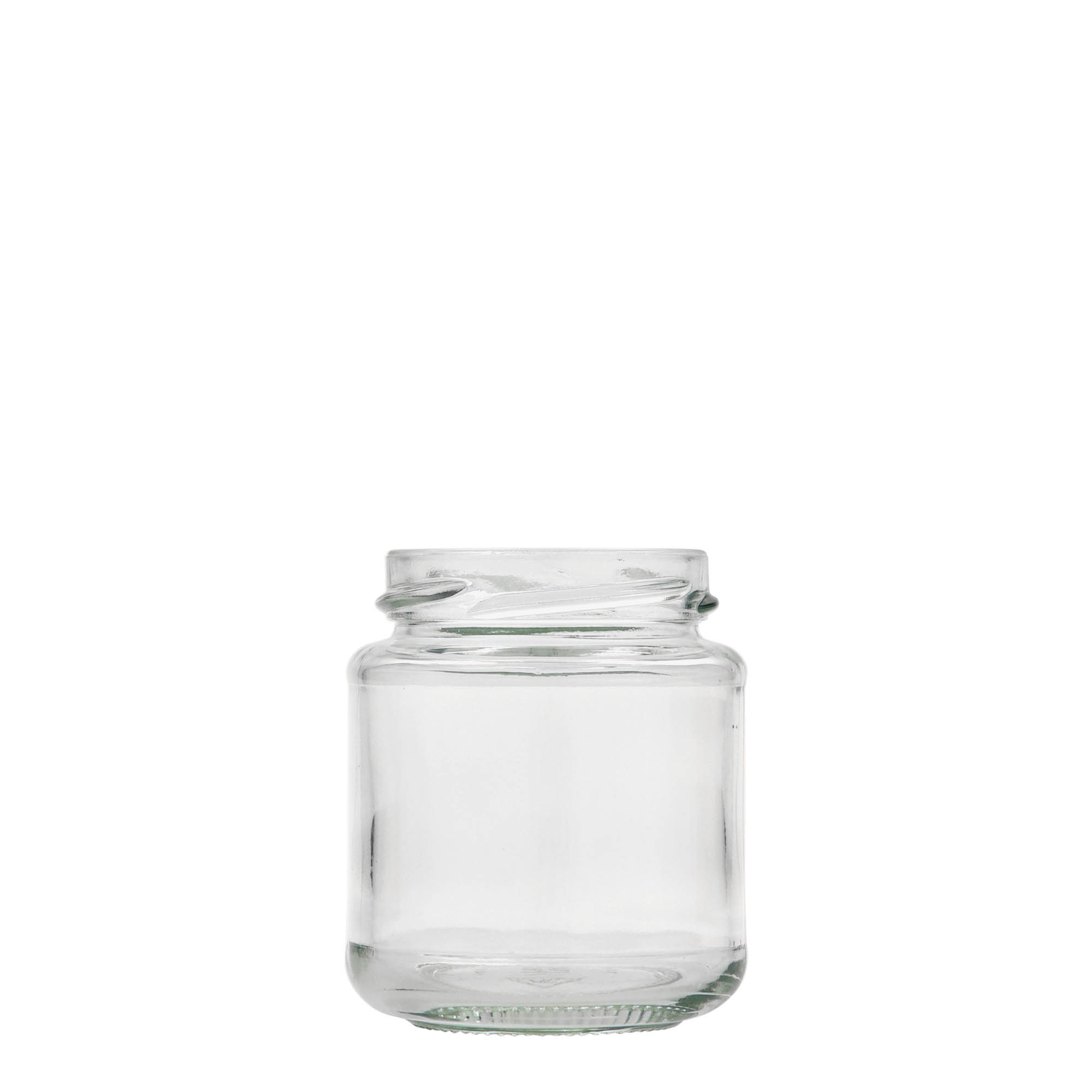 142 ml round glass, opening: Twist-off (TO 53)