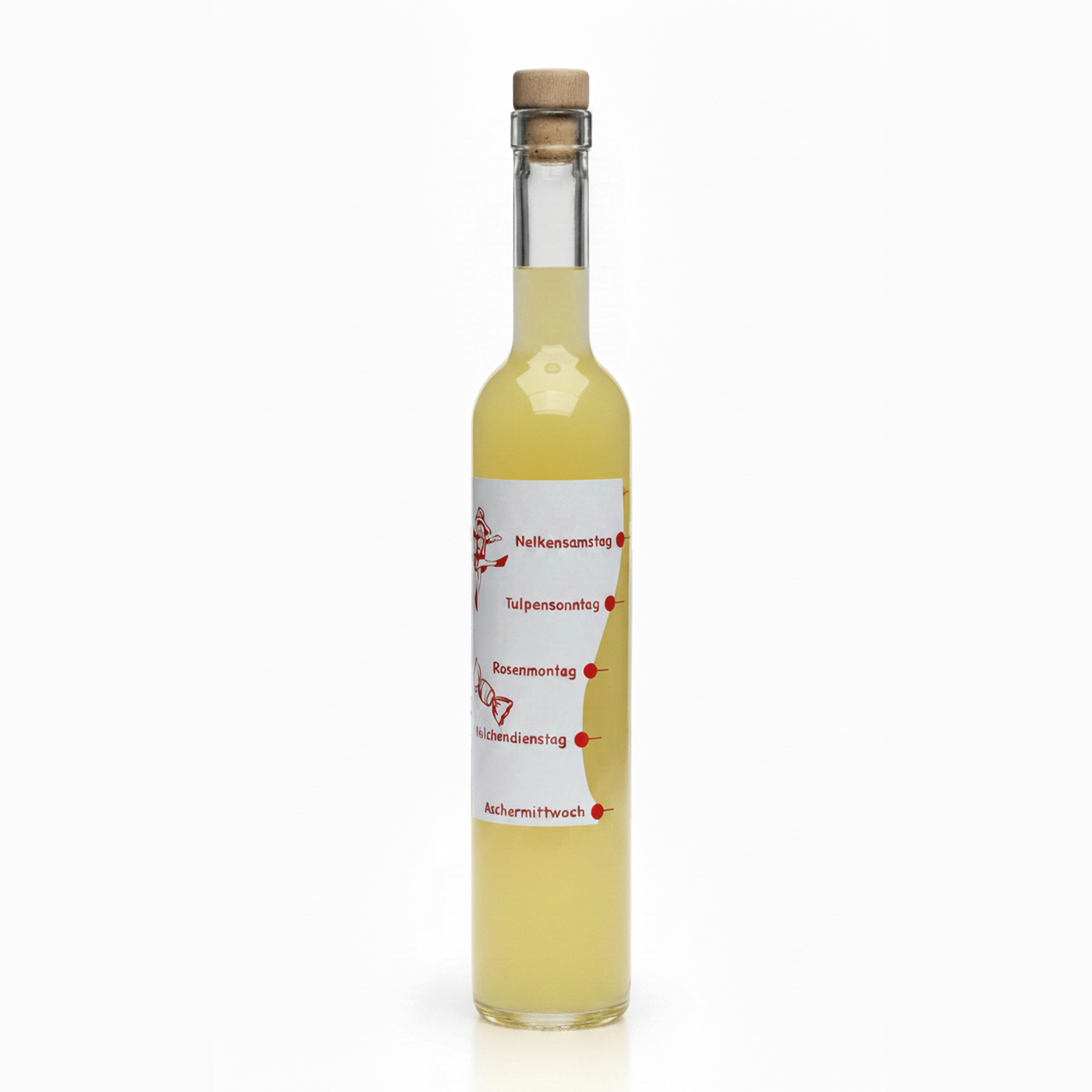 500 ml glass bottle Maximo printed 'Carnival', opening: cork 500 ml glass bottle Maximo printed 'Carnival', opening: cork