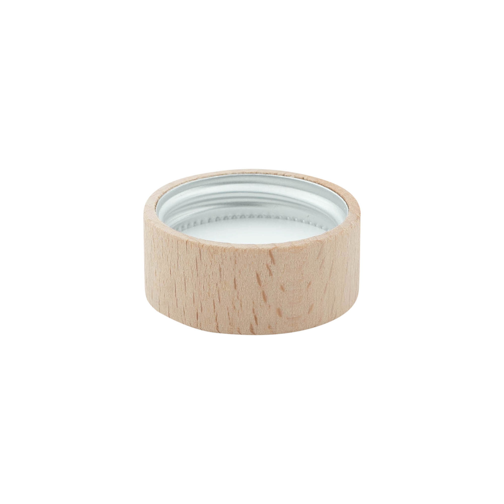 Screw cap, wood, beige, for opening: GPI 33/400 Screw cap, wood, beige, for opening: GPI 33/400