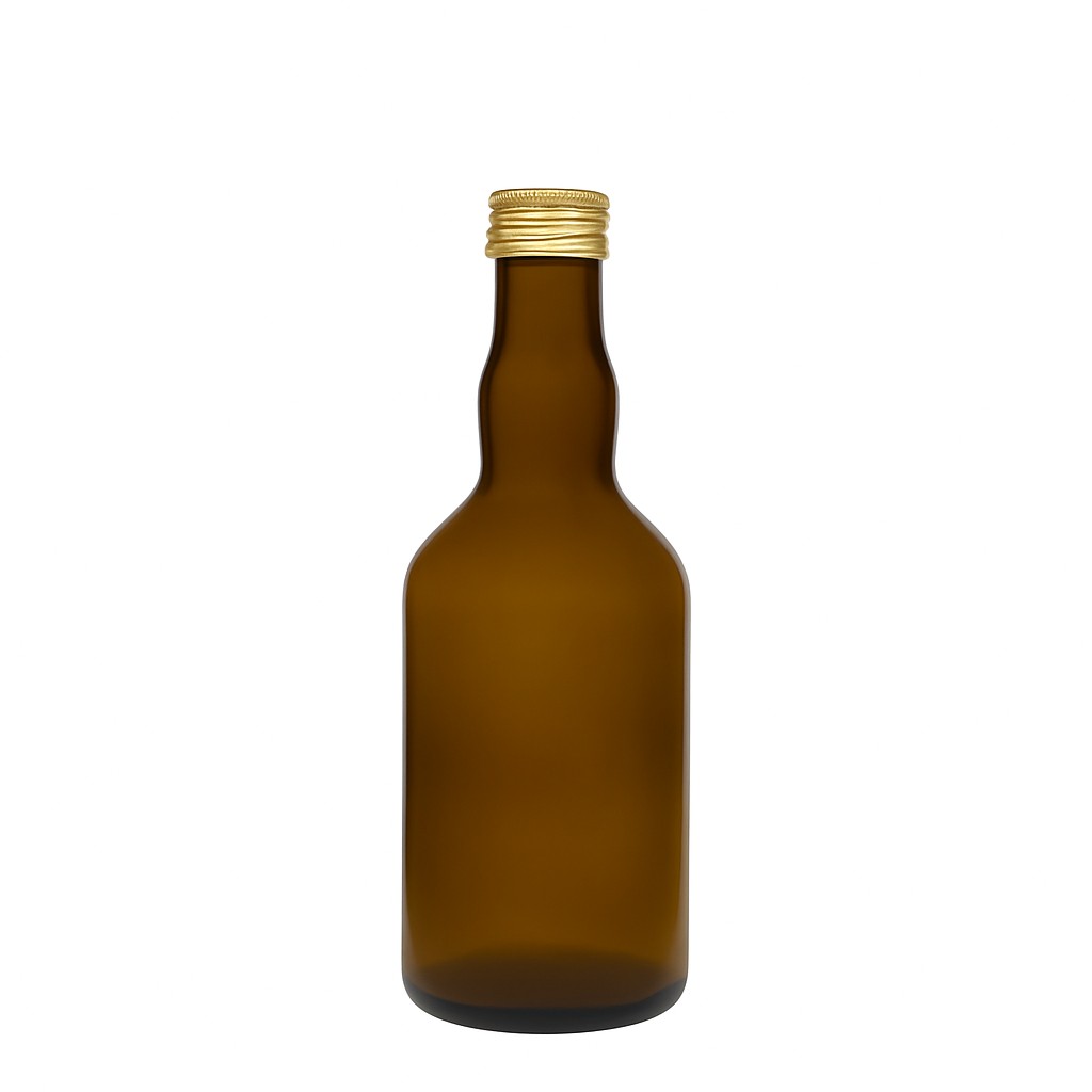 500 ml glass bottle 'Olona', antique green, opening: PP 31.5