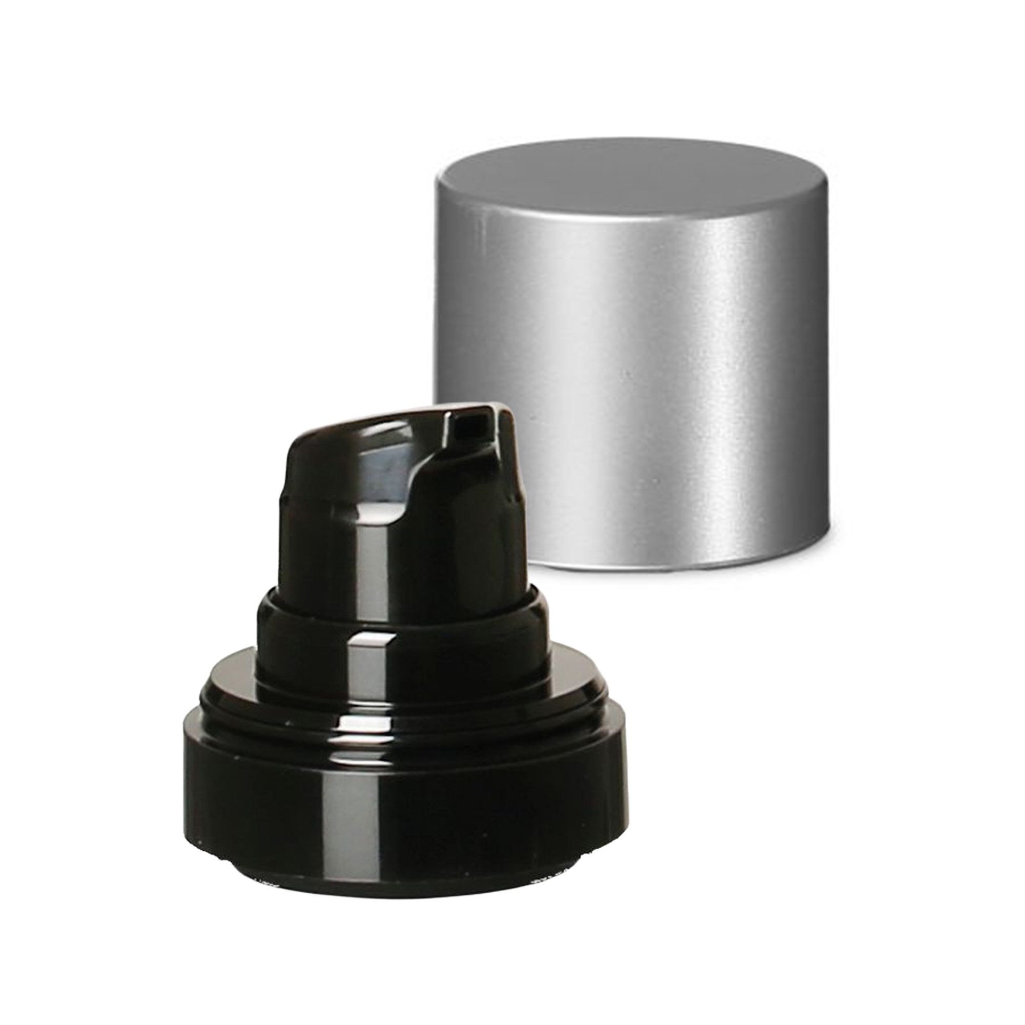 Airless dispenser pump head ‘Micro’, PP plastic, black