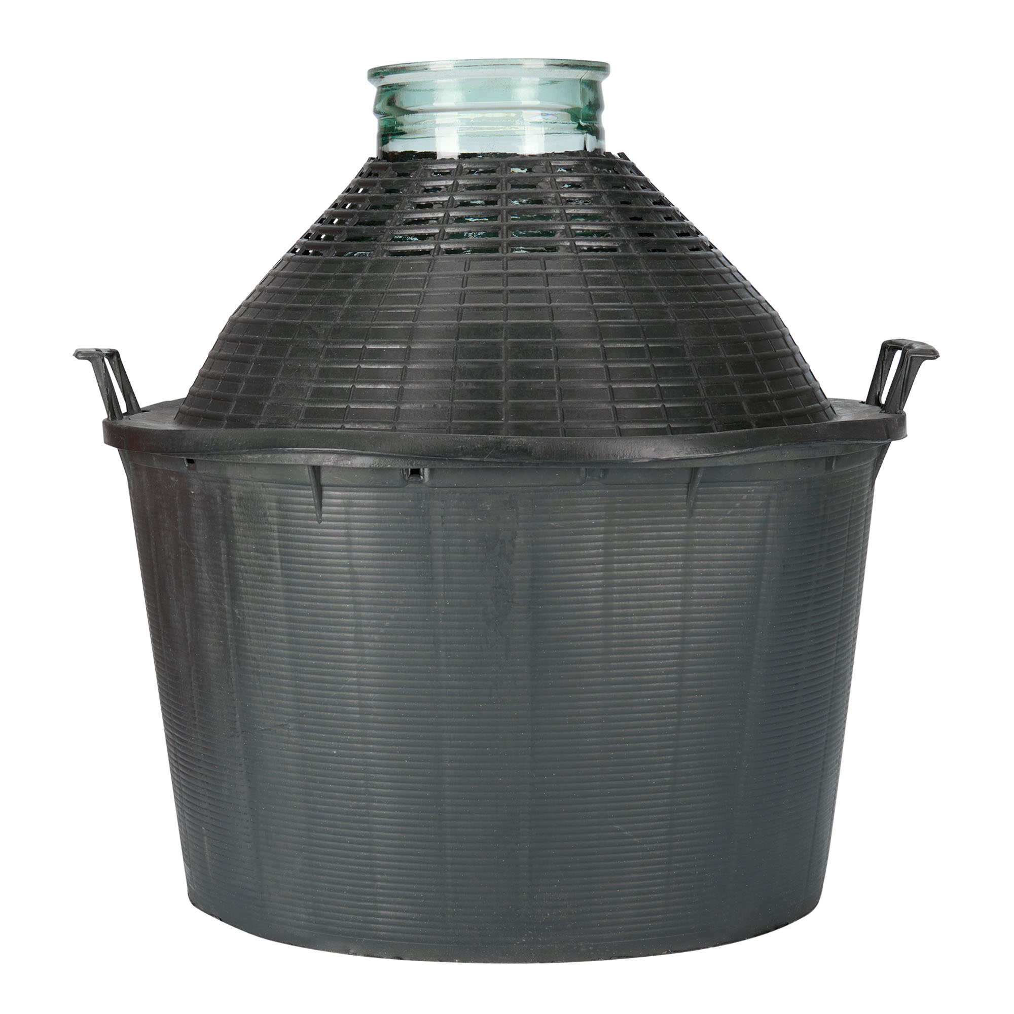 34 l wide neck carboy, glass, closure: slip lid