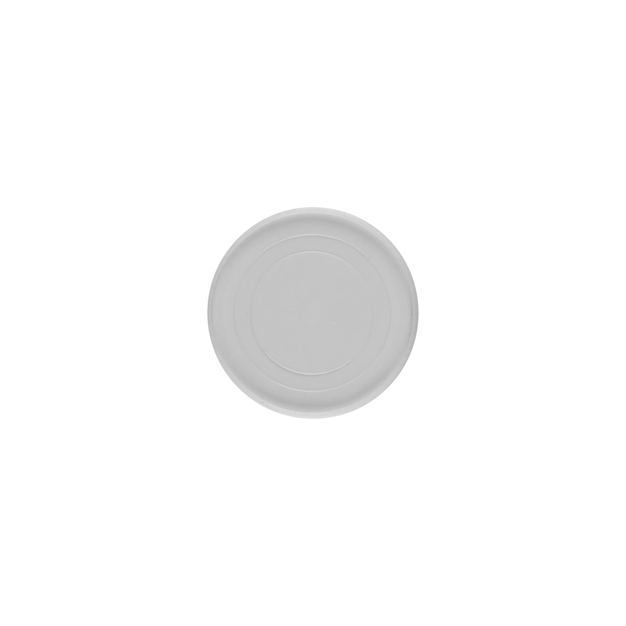 Cover disc for 5 ml 'Bianca', PP plastic, white Cover disc for 5 ml 'Bianca', PP plastic, white