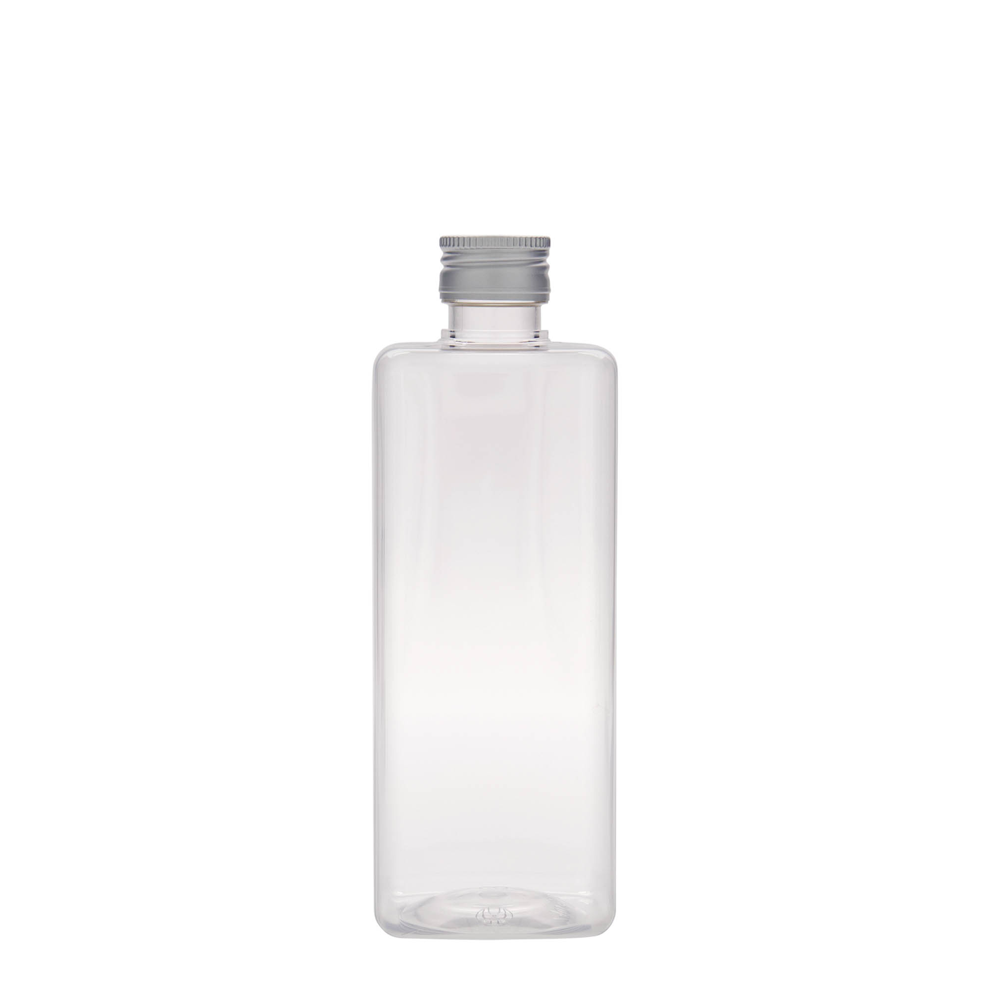 500 ml PET bottle 'Karl', square, plastic, opening: PP 28