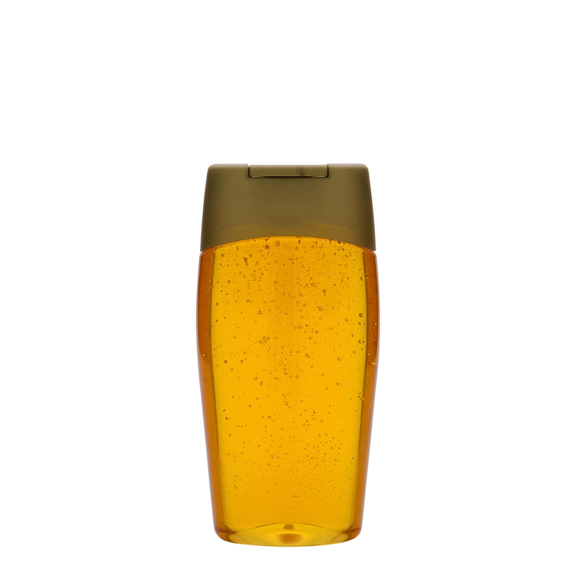 200 ml PET bottle ‘Squeeze’, oval, plastic