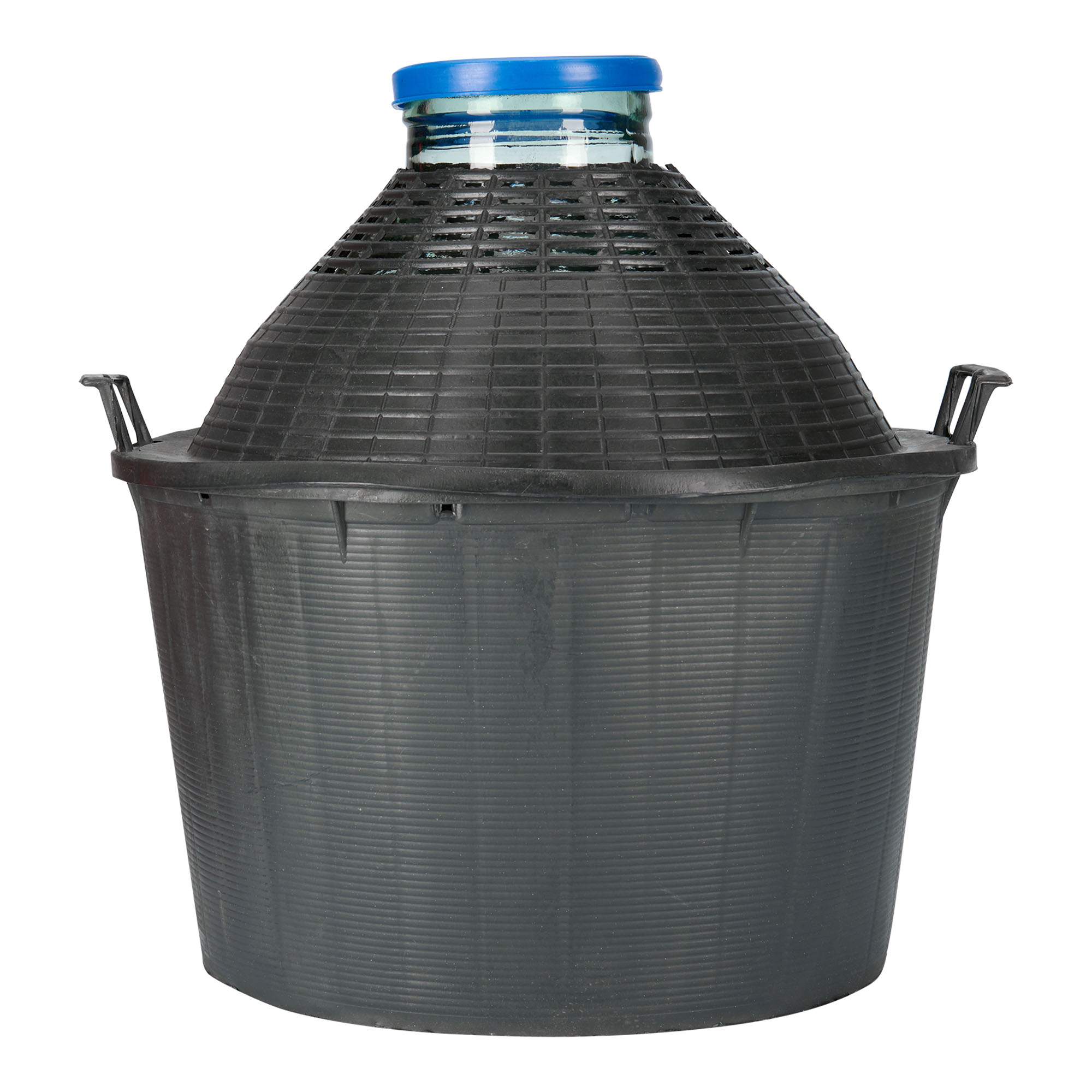 34 l wide neck carboy, glass, closure: slip lid
