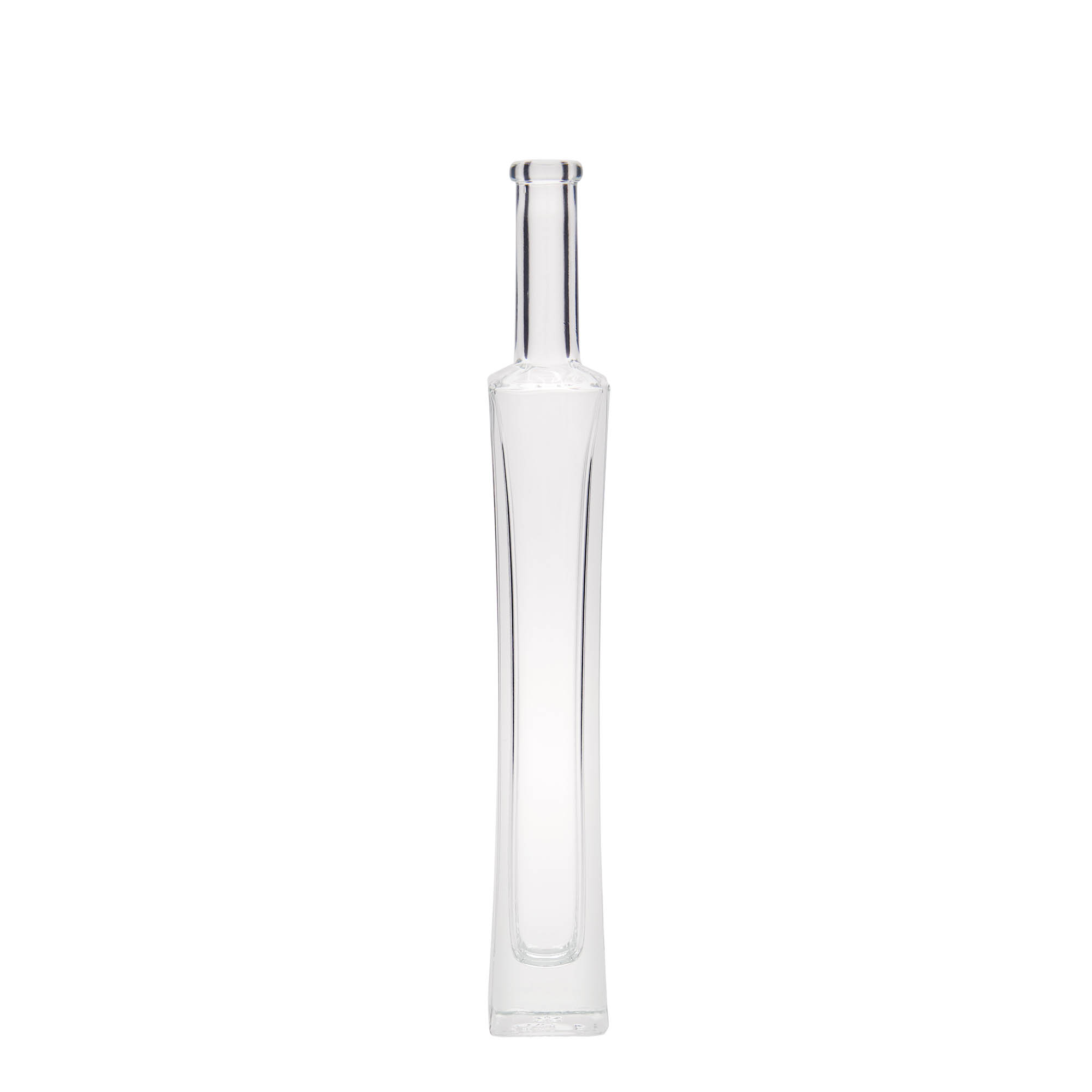 100 ml glass bottle 'Koko', square, opening: cork 100 ml glass bottle 'Koko', square, opening: cork