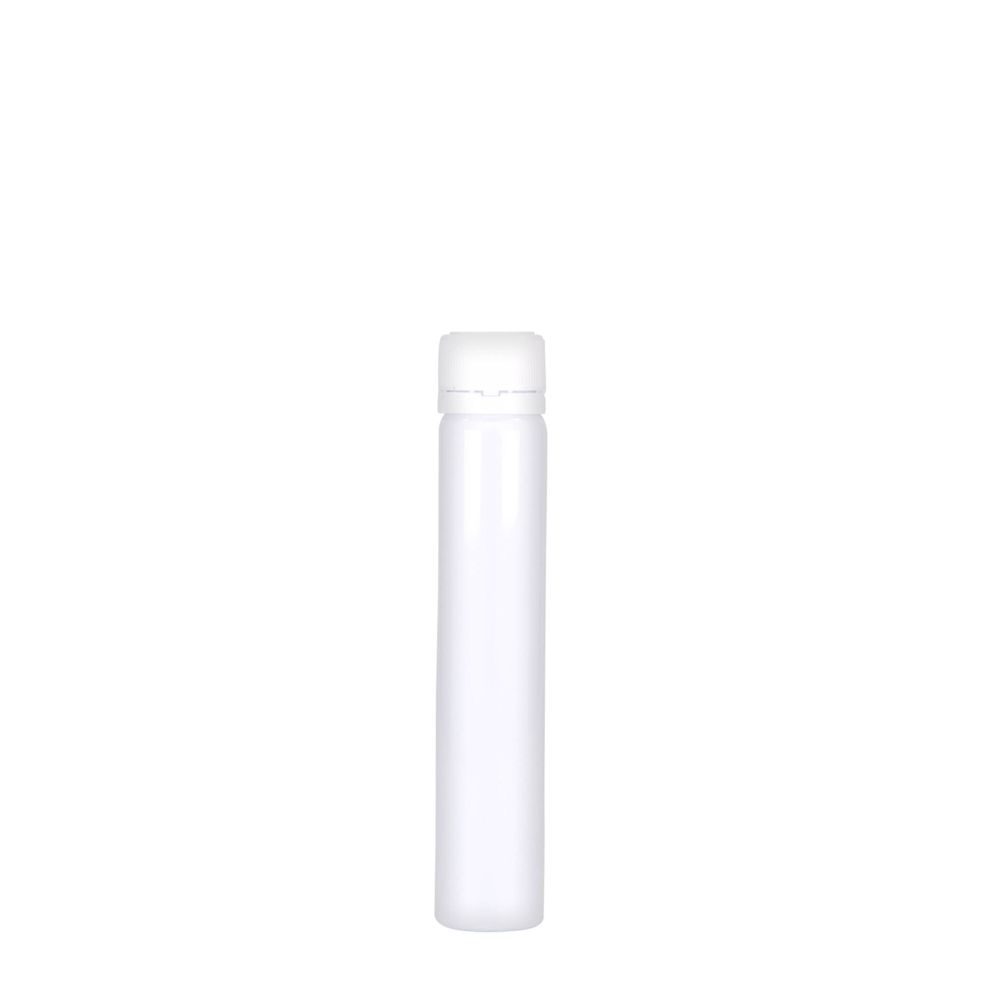25 ml PET tubes, plastic, white, opening: screw cap 25 ml PET tubes, plastic, white, opening: screw cap